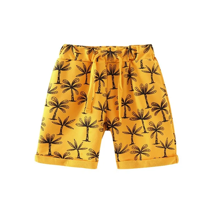Boys "Little Cool Dude" Tee and orange palm tree shorts set - Kids clothes