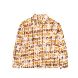 Brigade Mens Sashiko Quileted Flannel Shirt