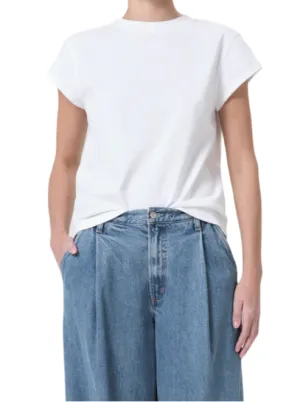 Bryce Cap Sleeve - White