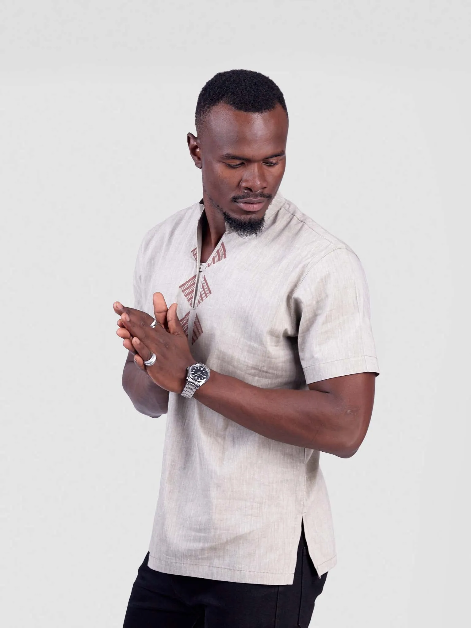 BW Short Sleeved Shirts grey