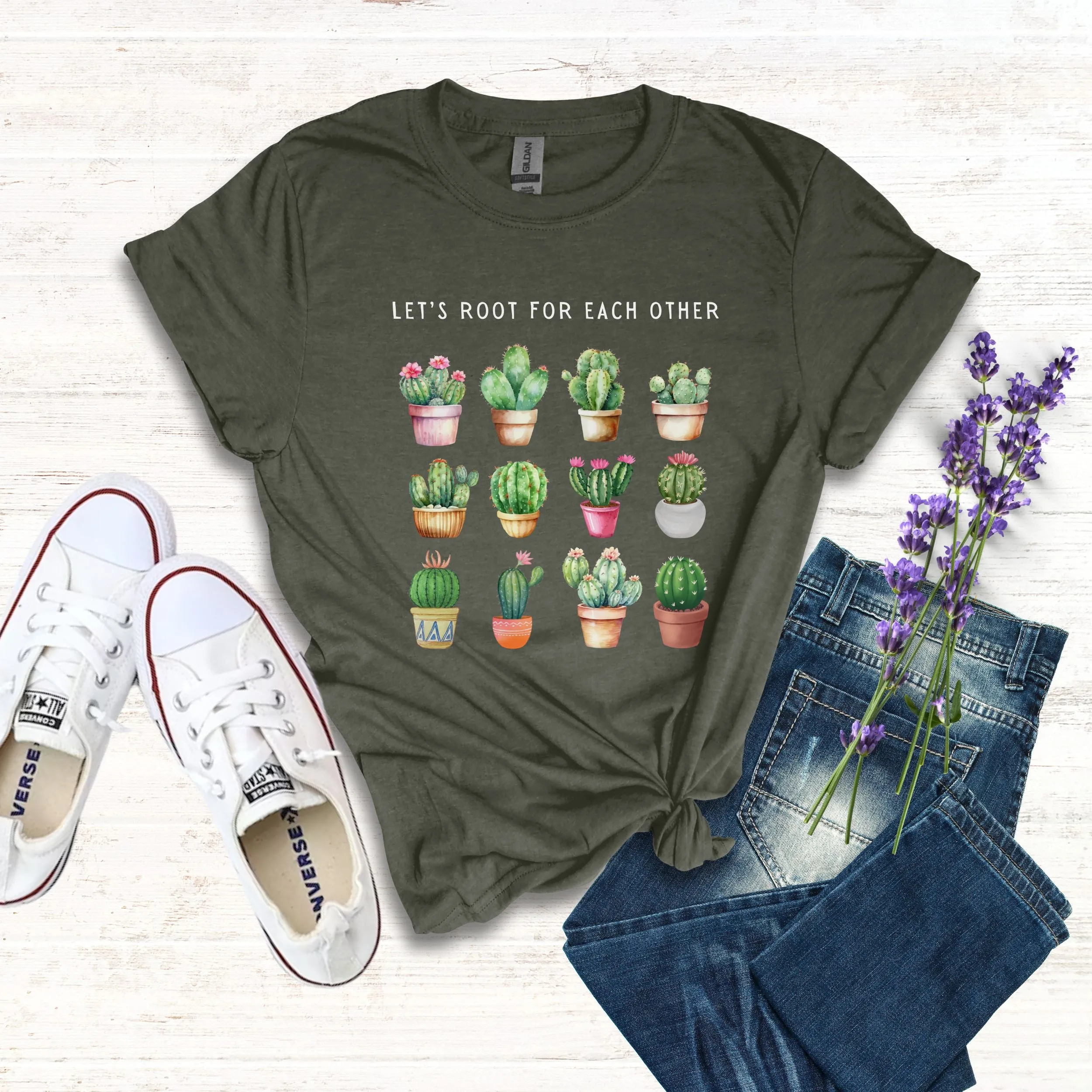 Cactus Root for Each Other T-Shirt