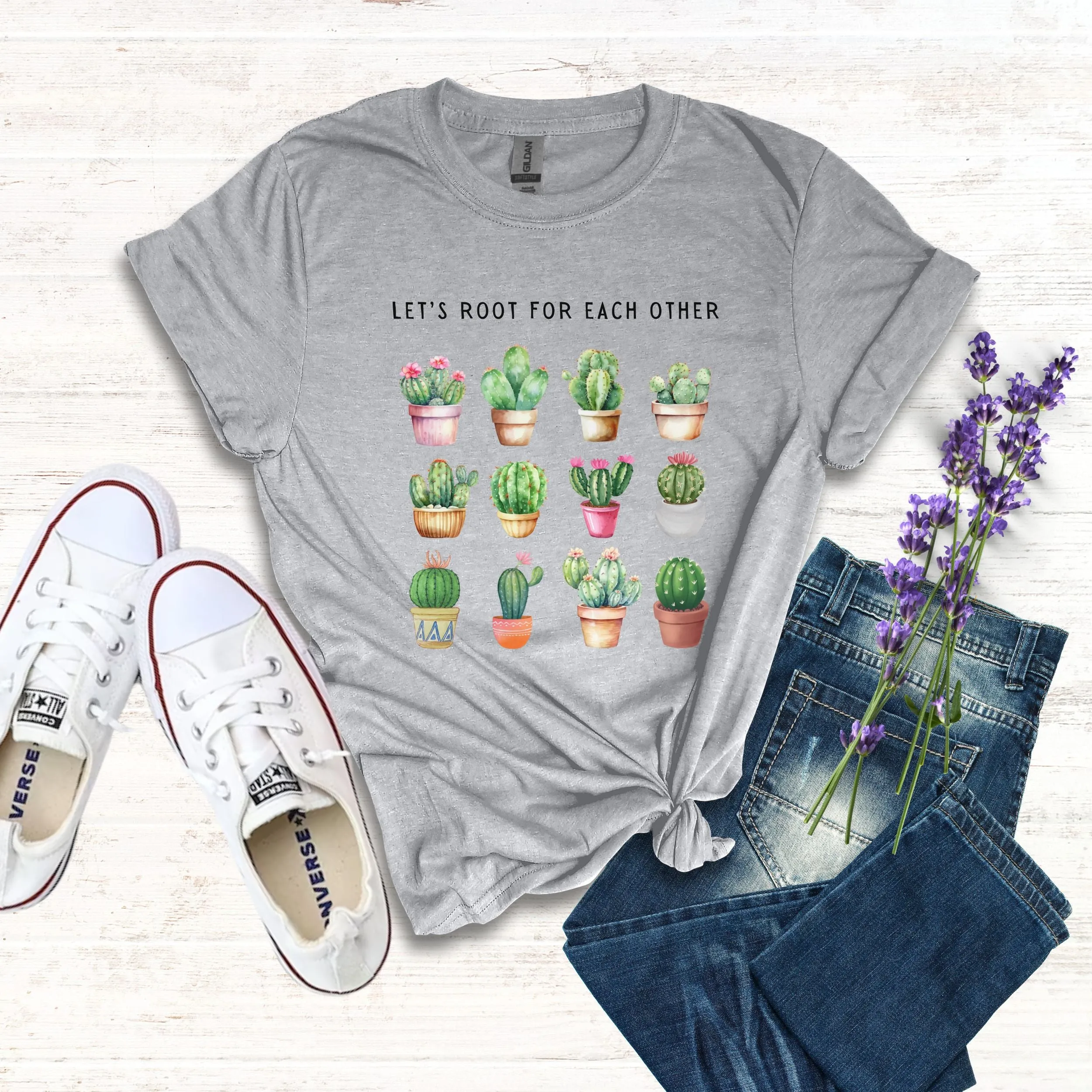 Cactus Root for Each Other T-Shirt