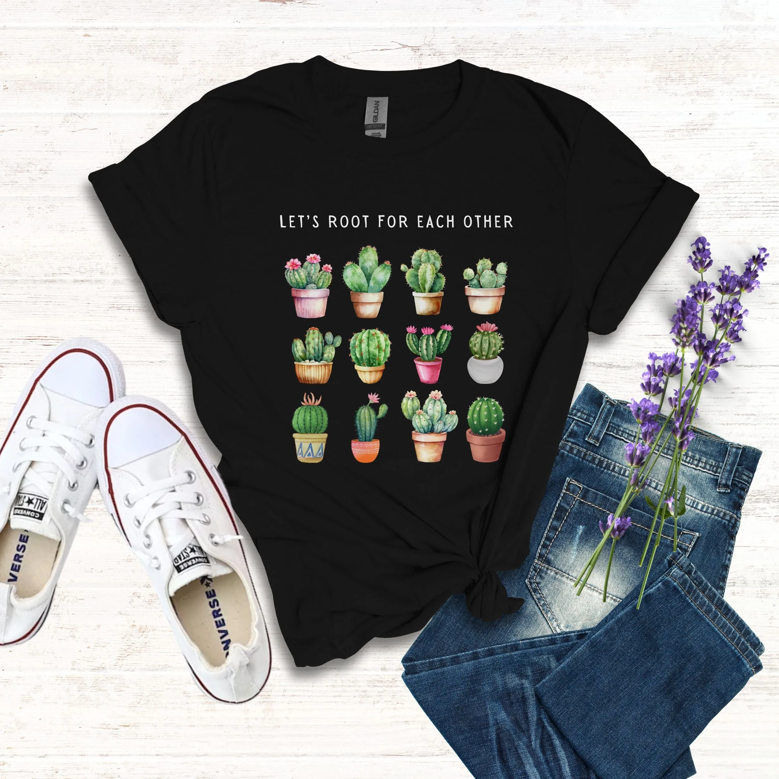 Cactus Root for Each Other T-Shirt