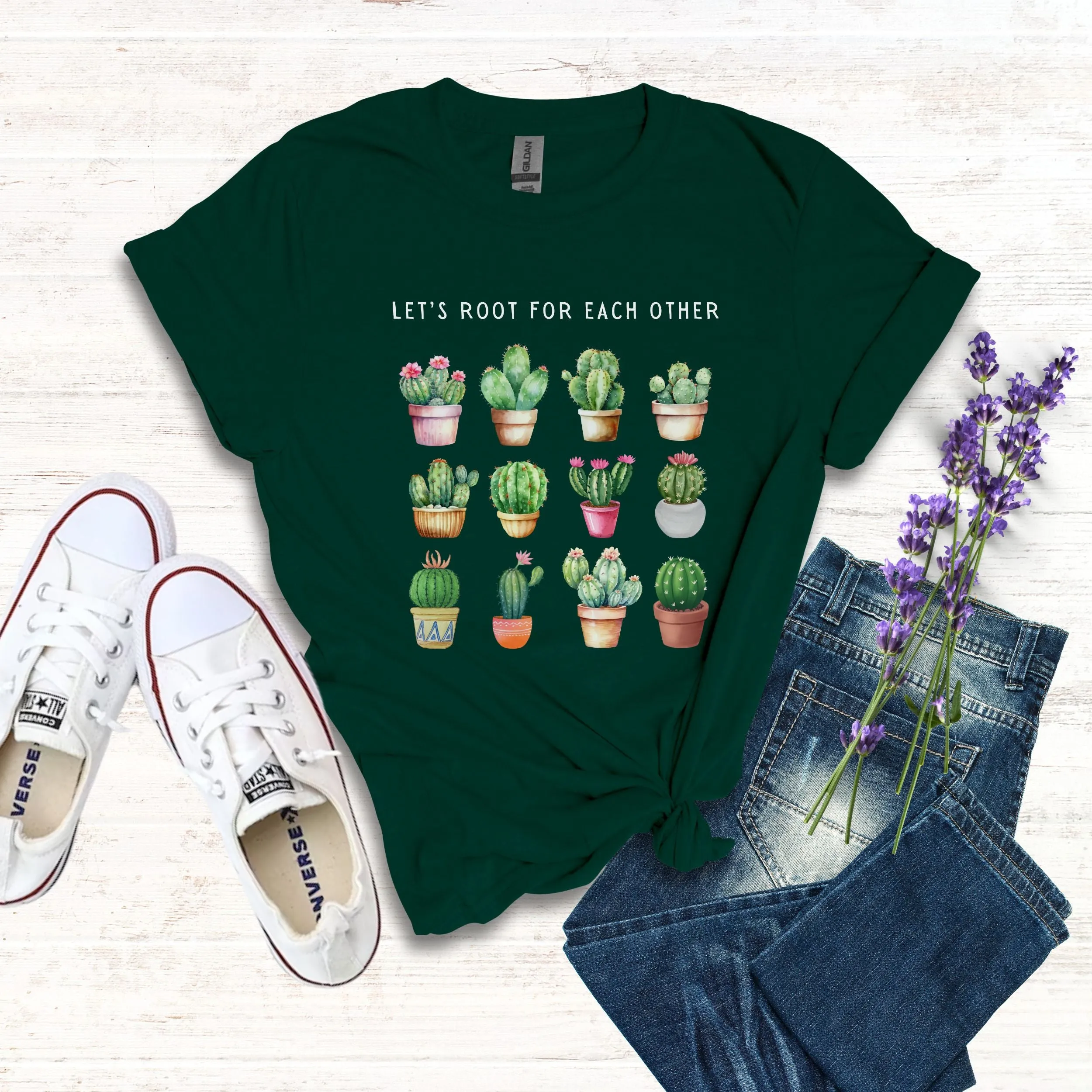 Cactus Root for Each Other T-Shirt