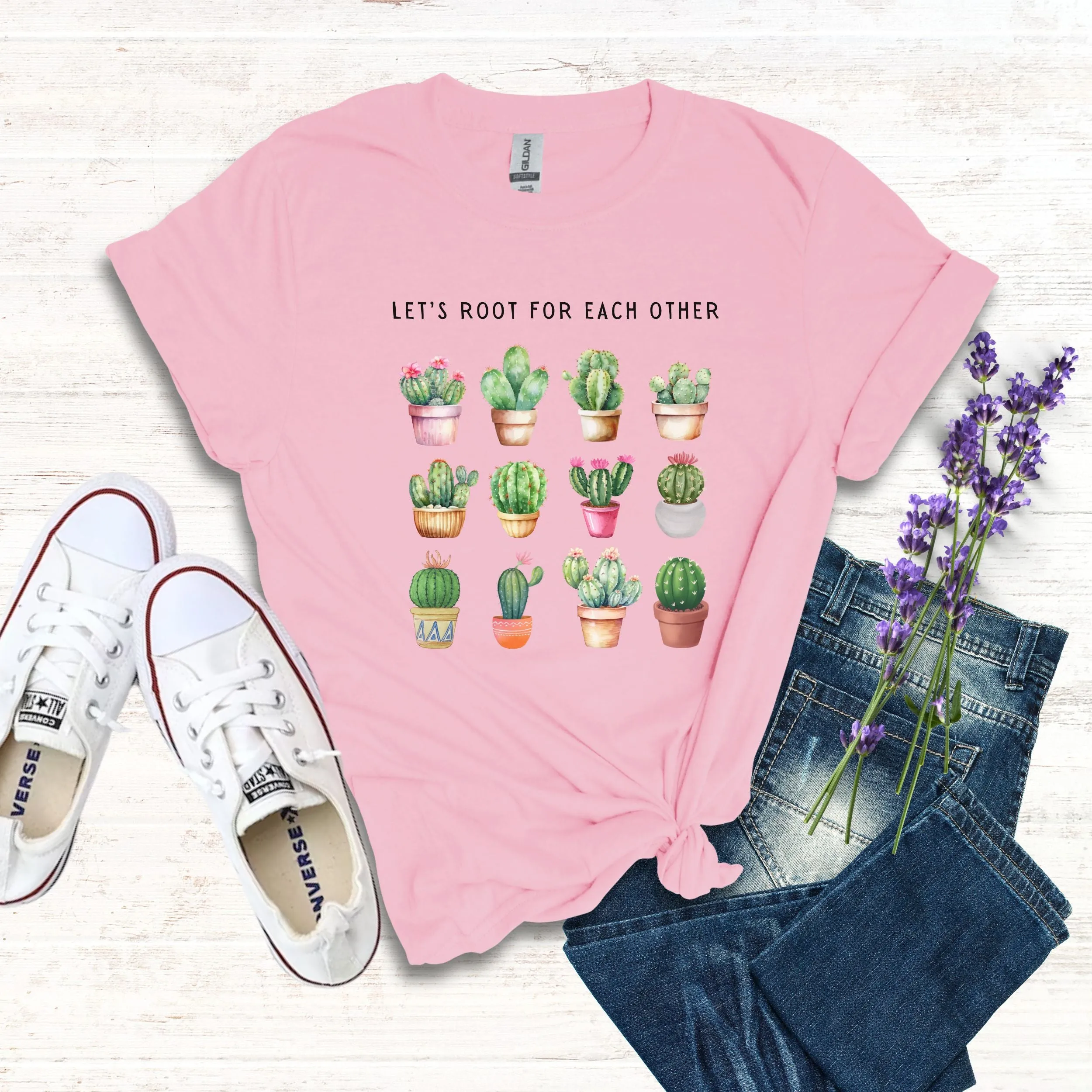 Cactus Root for Each Other T-Shirt