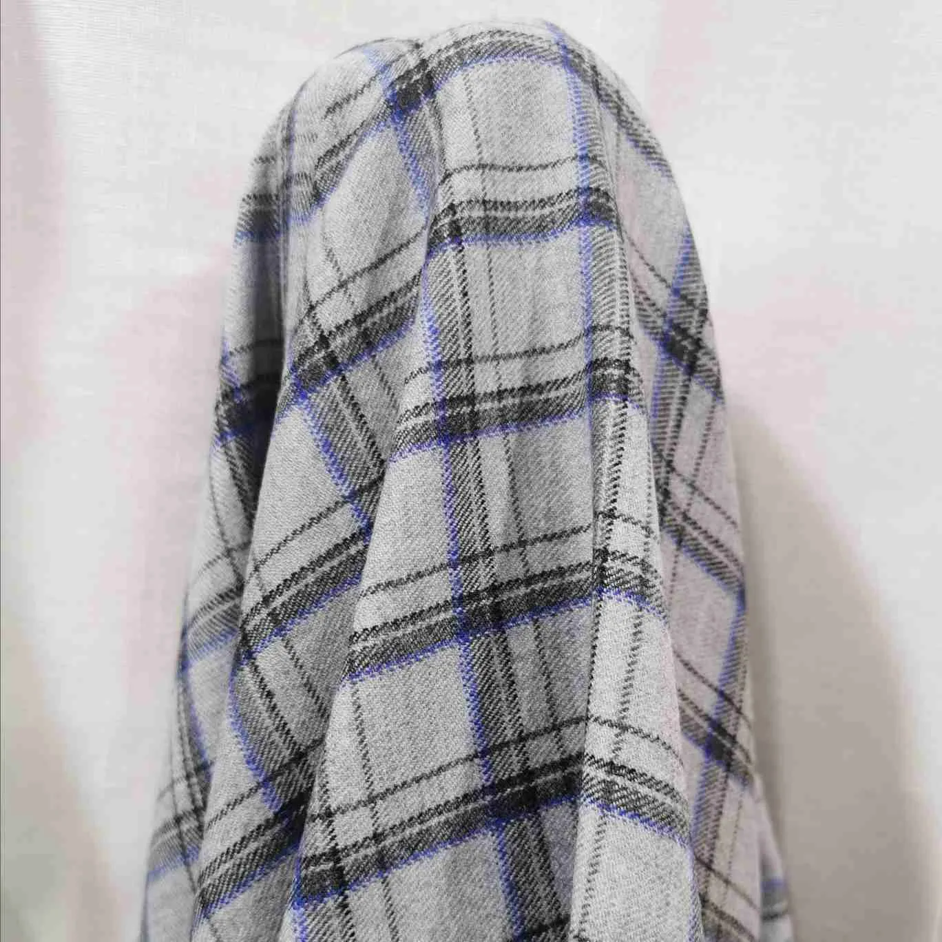 Canterbury Wool Check, Light Grey