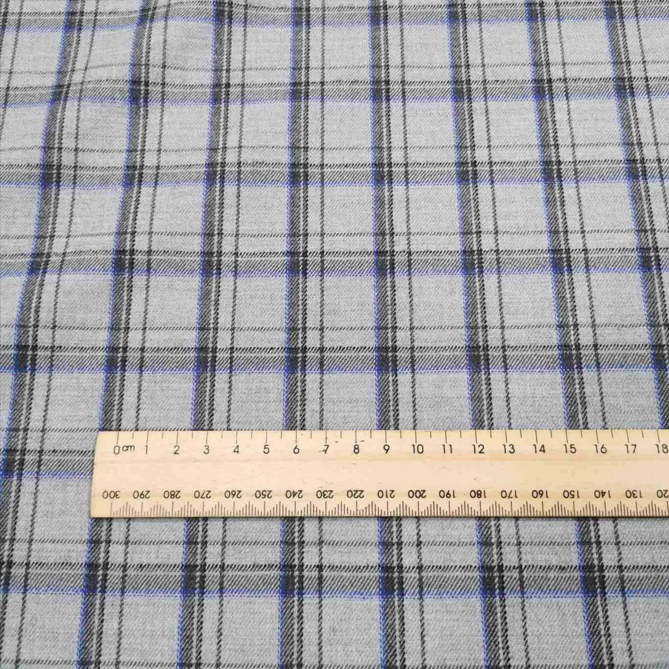 Canterbury Wool Check, Light Grey