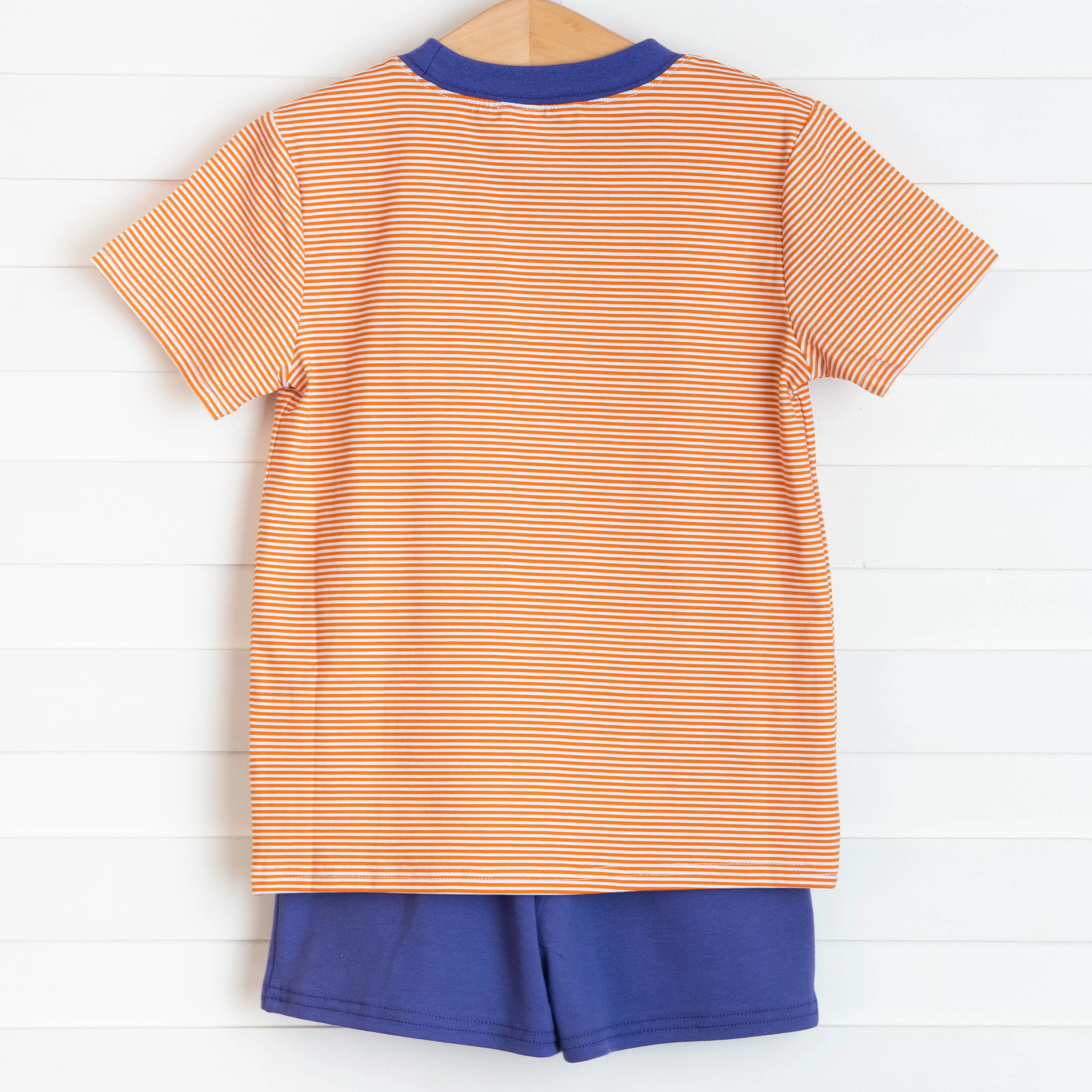 Carolina Tigers Short Set, Orange Stripe