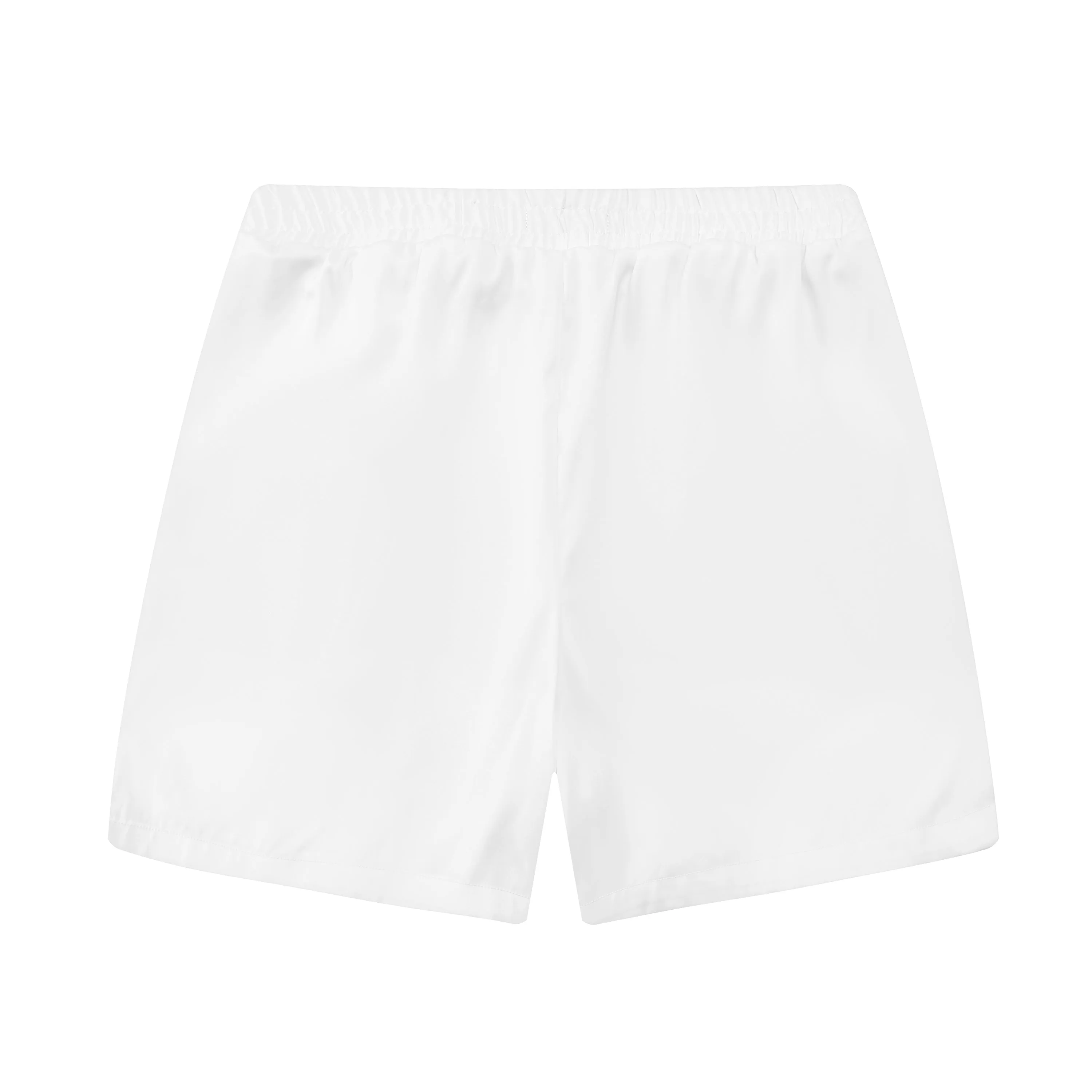 Cat Print Elastic Waistband Summer Casual Shorts  Simple White Style