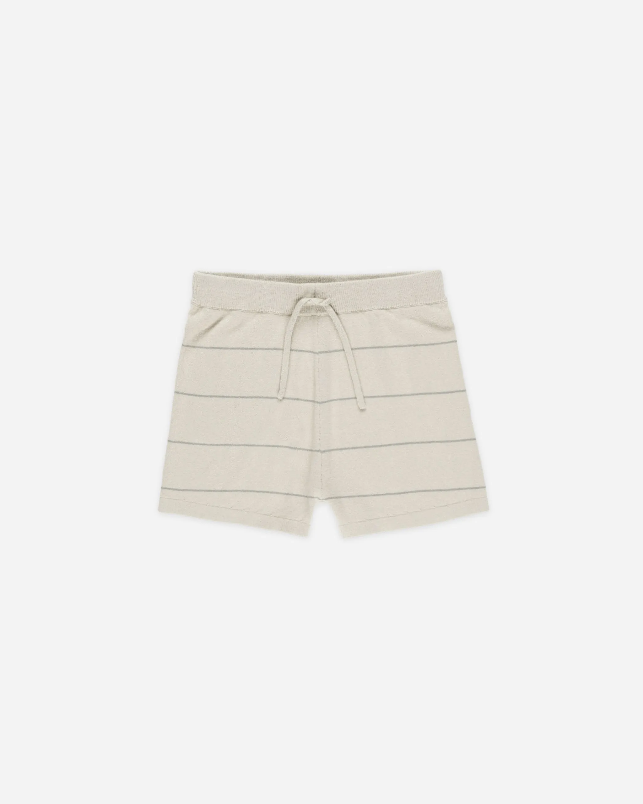Chandler Knit Short || Eucalyptus Stripe
