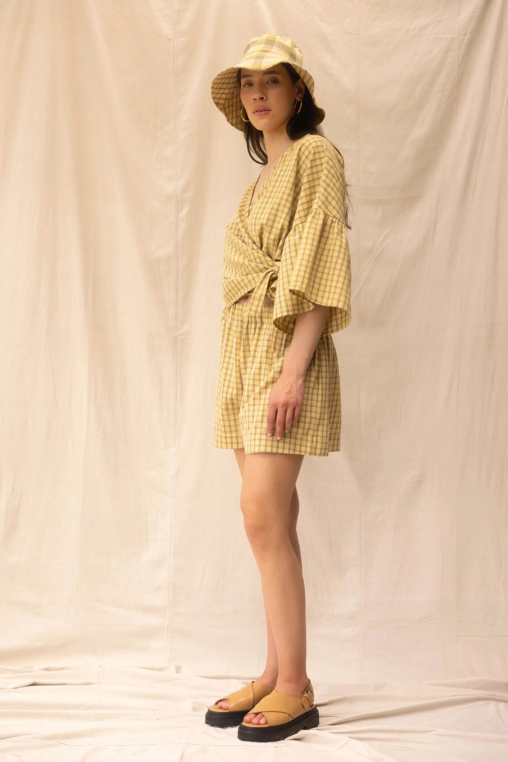 Charlie Top | Daisy Check (XS/L only)