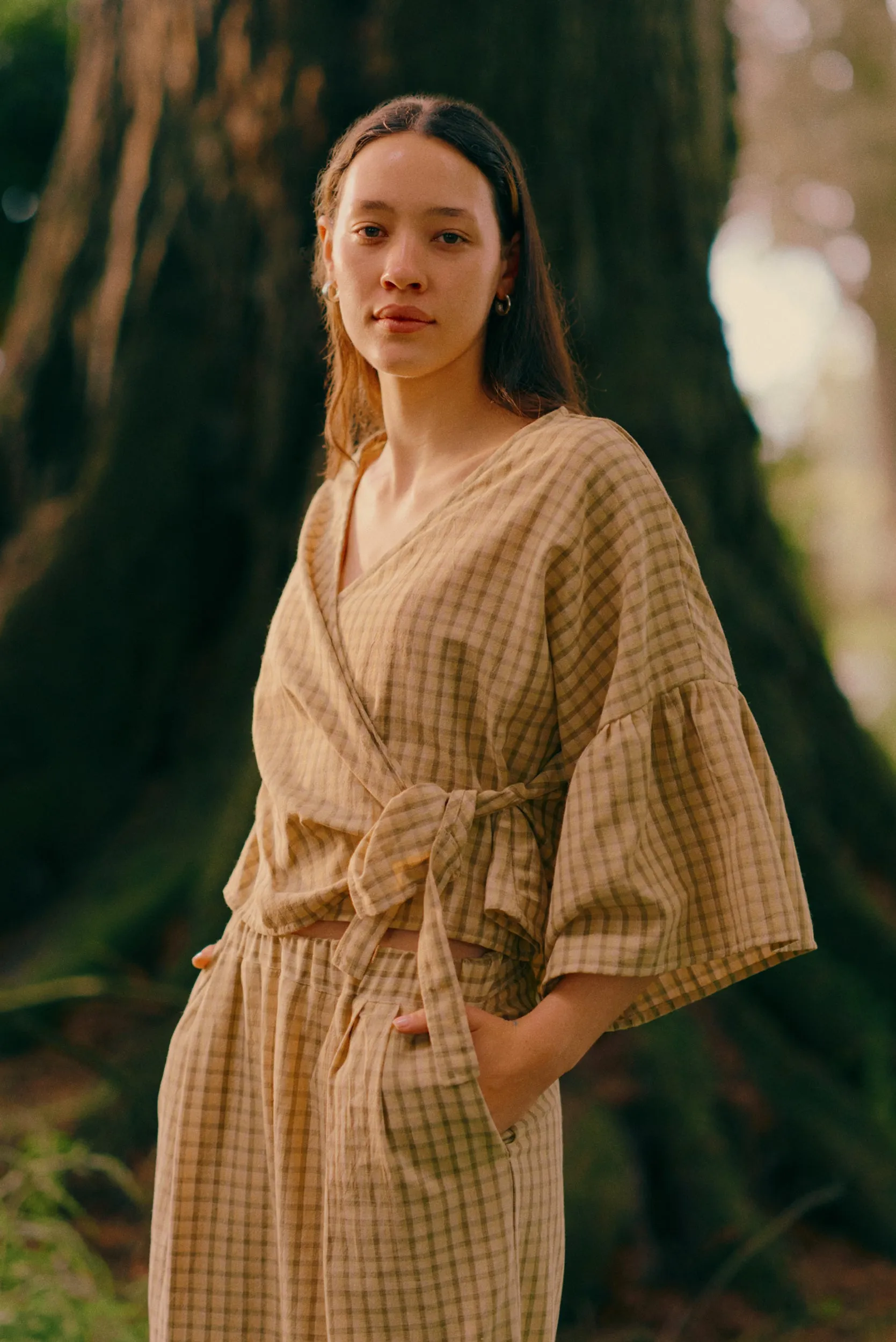 Charlie Top | Daisy Check (XS/L only)
