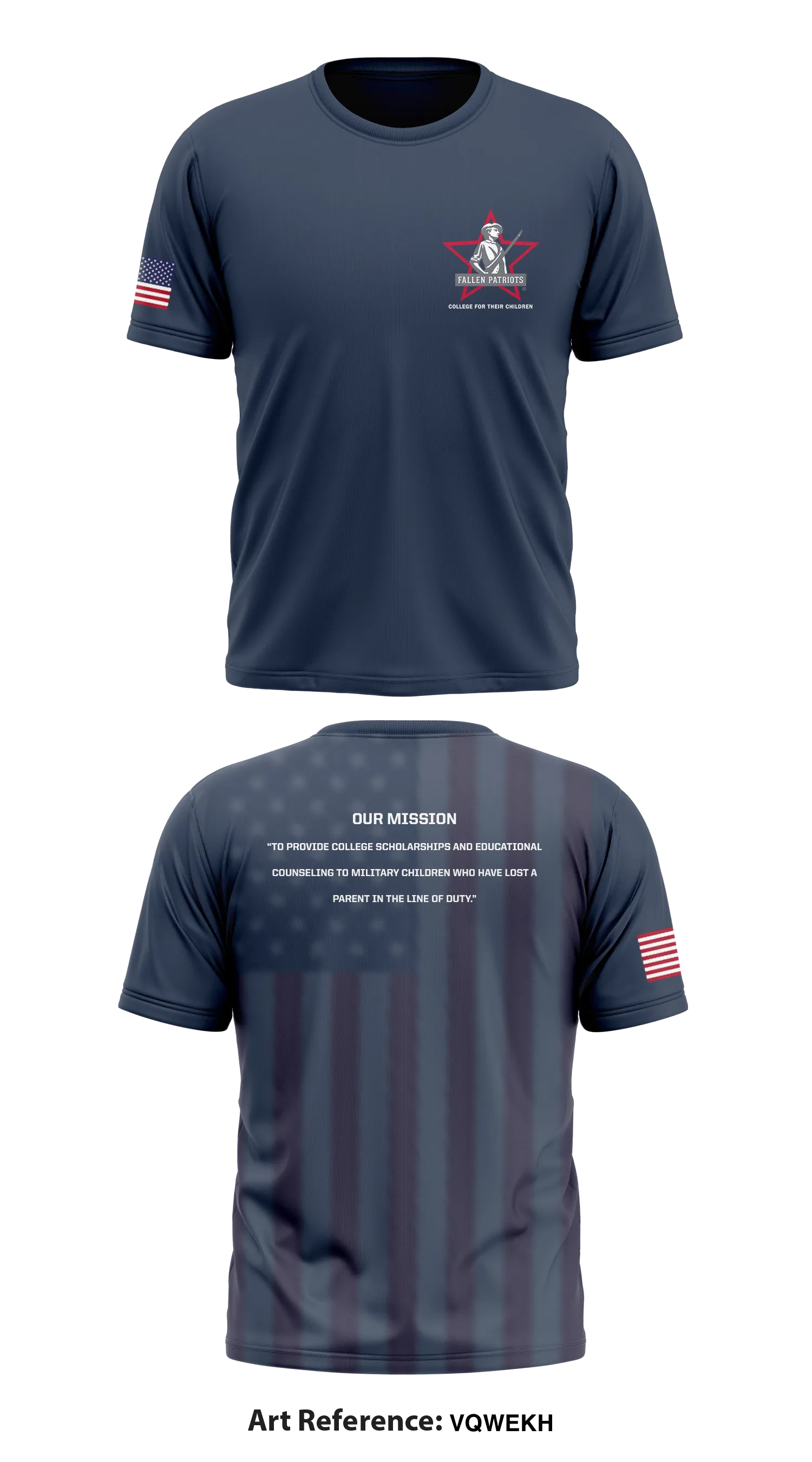 Children of Fallen Patriots Store 1 Core Men's SS Performance Tee - VqWEkH
