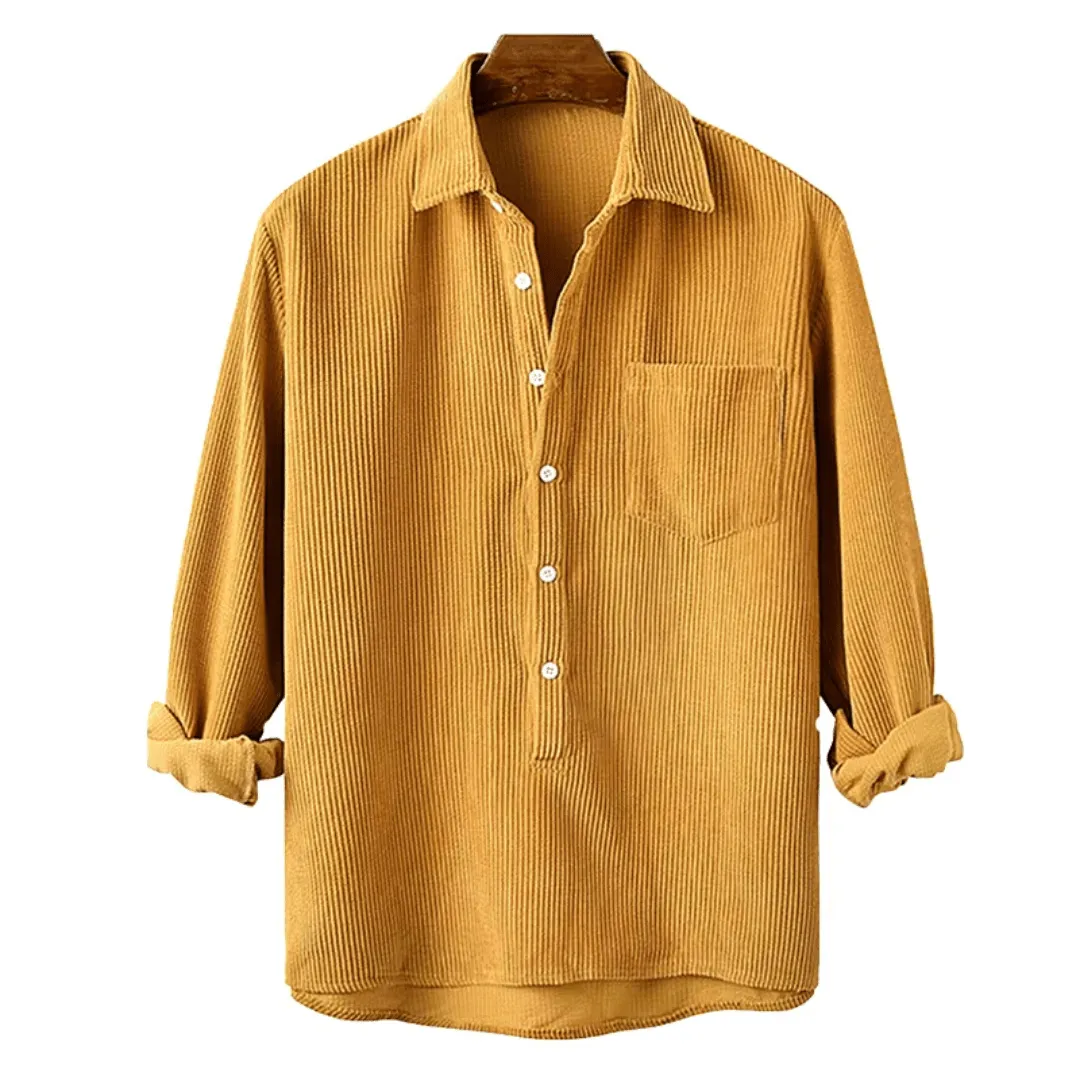 Chrisopher Mosley Corduroy Cubano Shirt