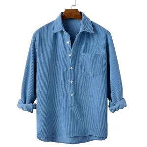 Chrisopher Mosley Corduroy Cubano Shirt