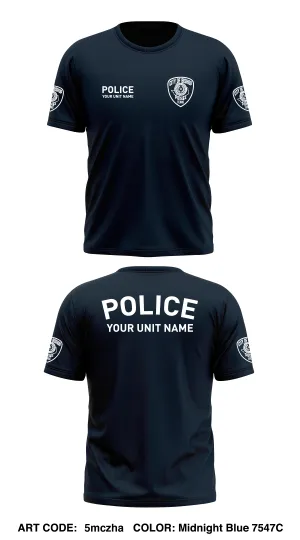 City of Bishop Police Department Store 1 Core Men's SS Performance Tee - 5mczha