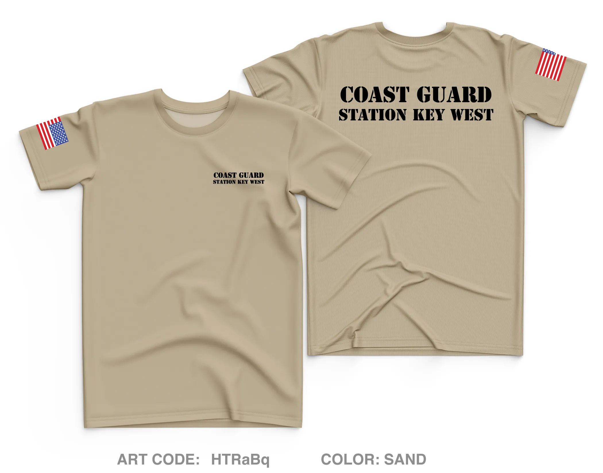 Coast Guard Station Key West Store 1 Core Men's SS Performance Tee - HTRaBq
