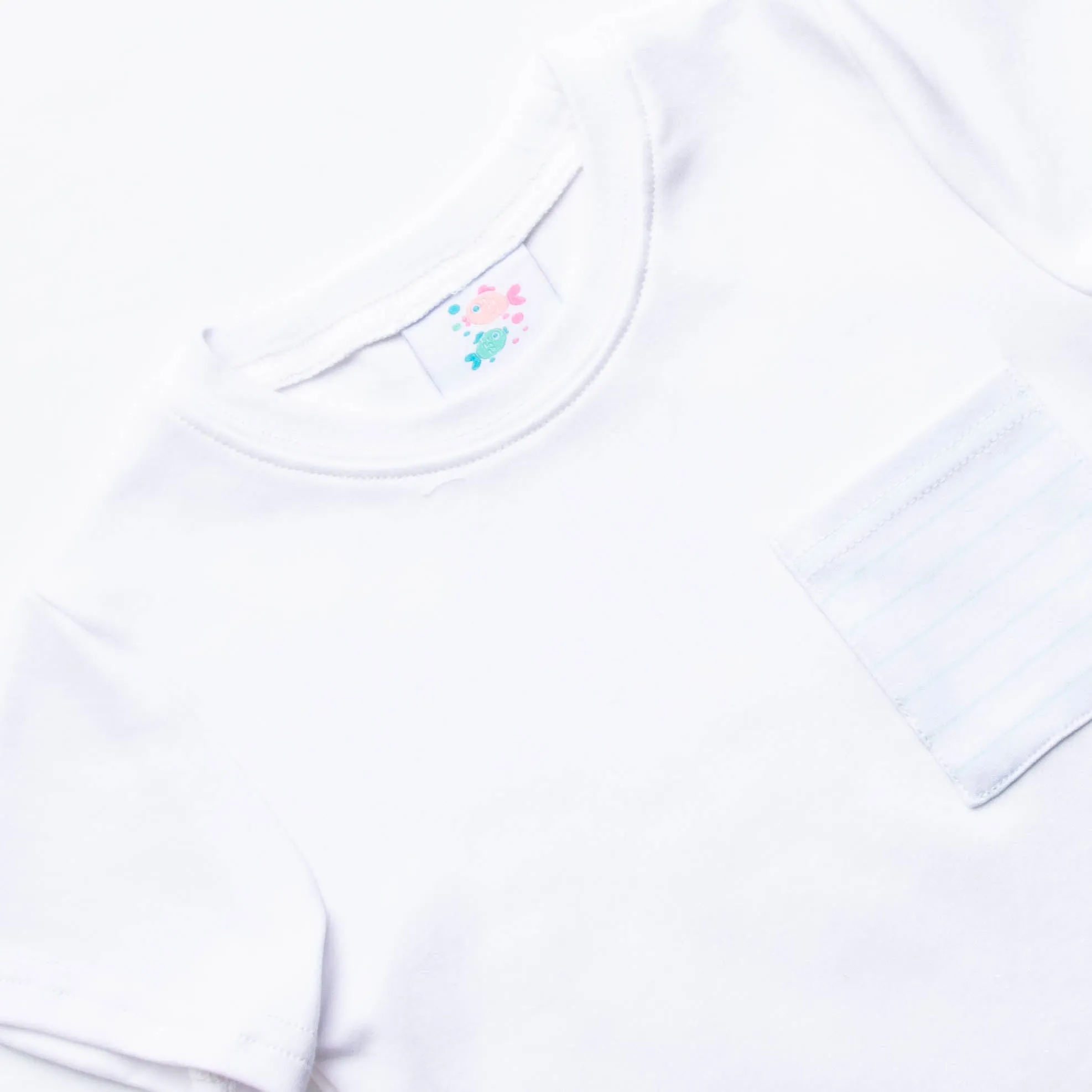 Coleman Pima Short Set, White
