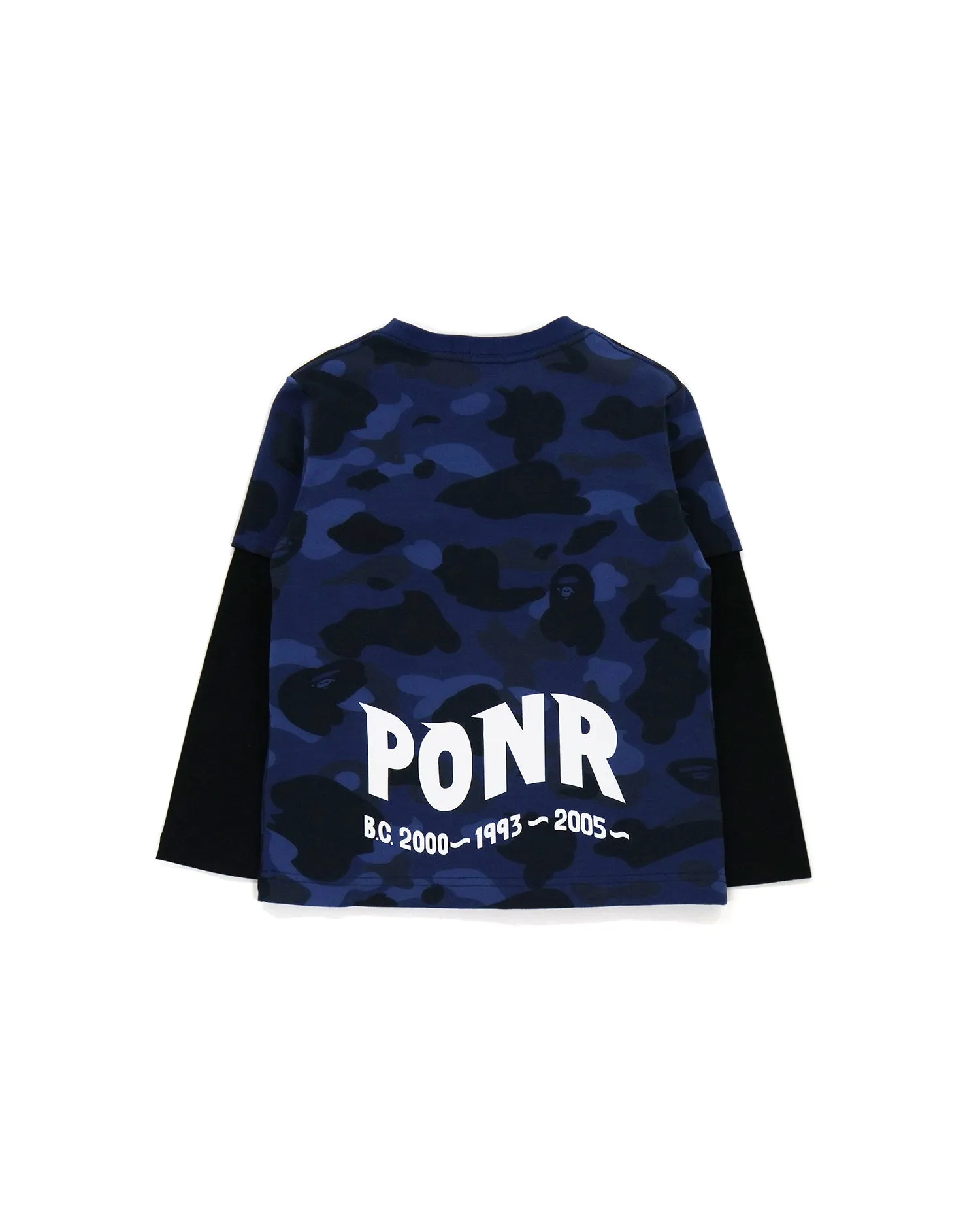 Color Camo Shark Layered Tee