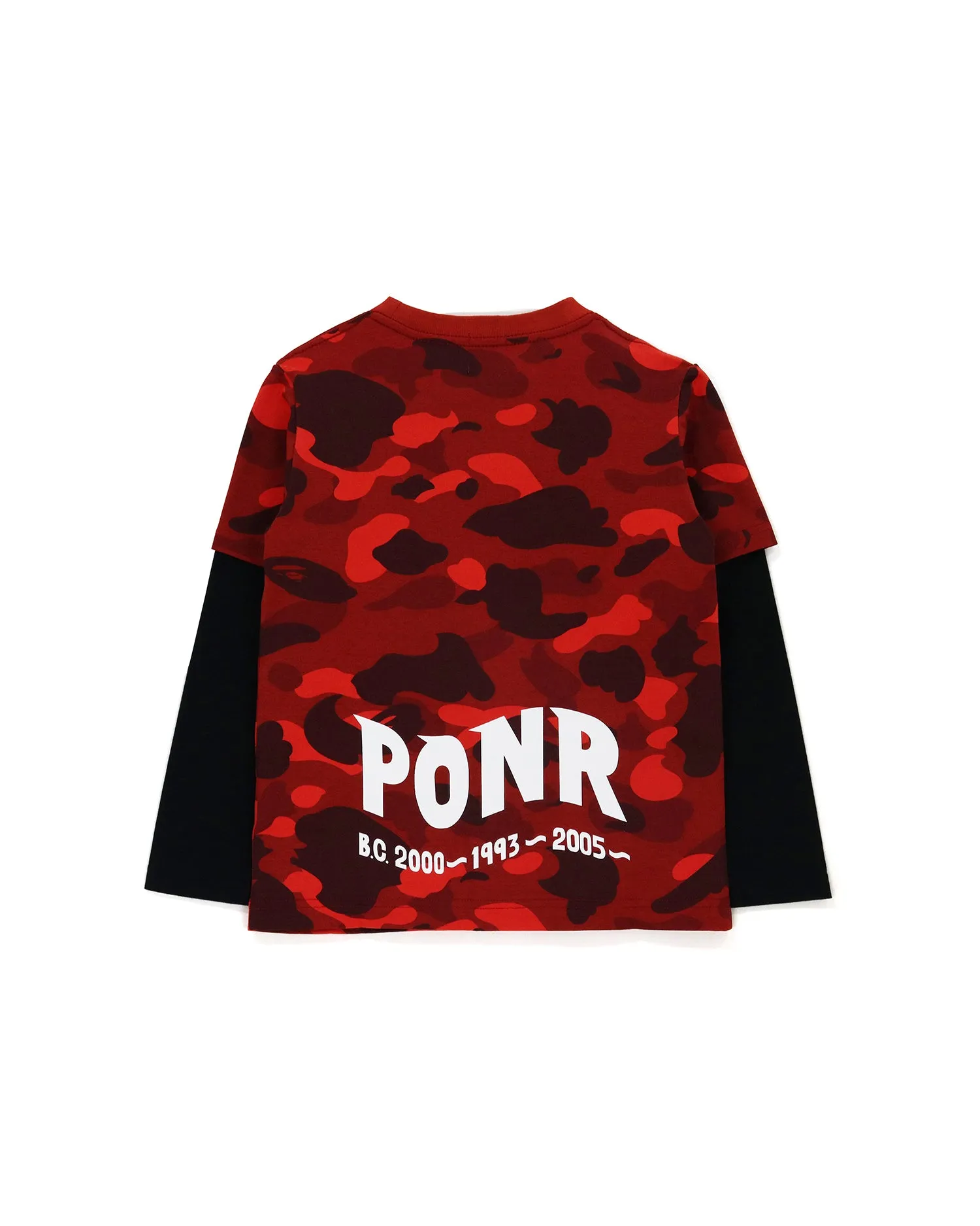 Color Camo Shark Layered Tee