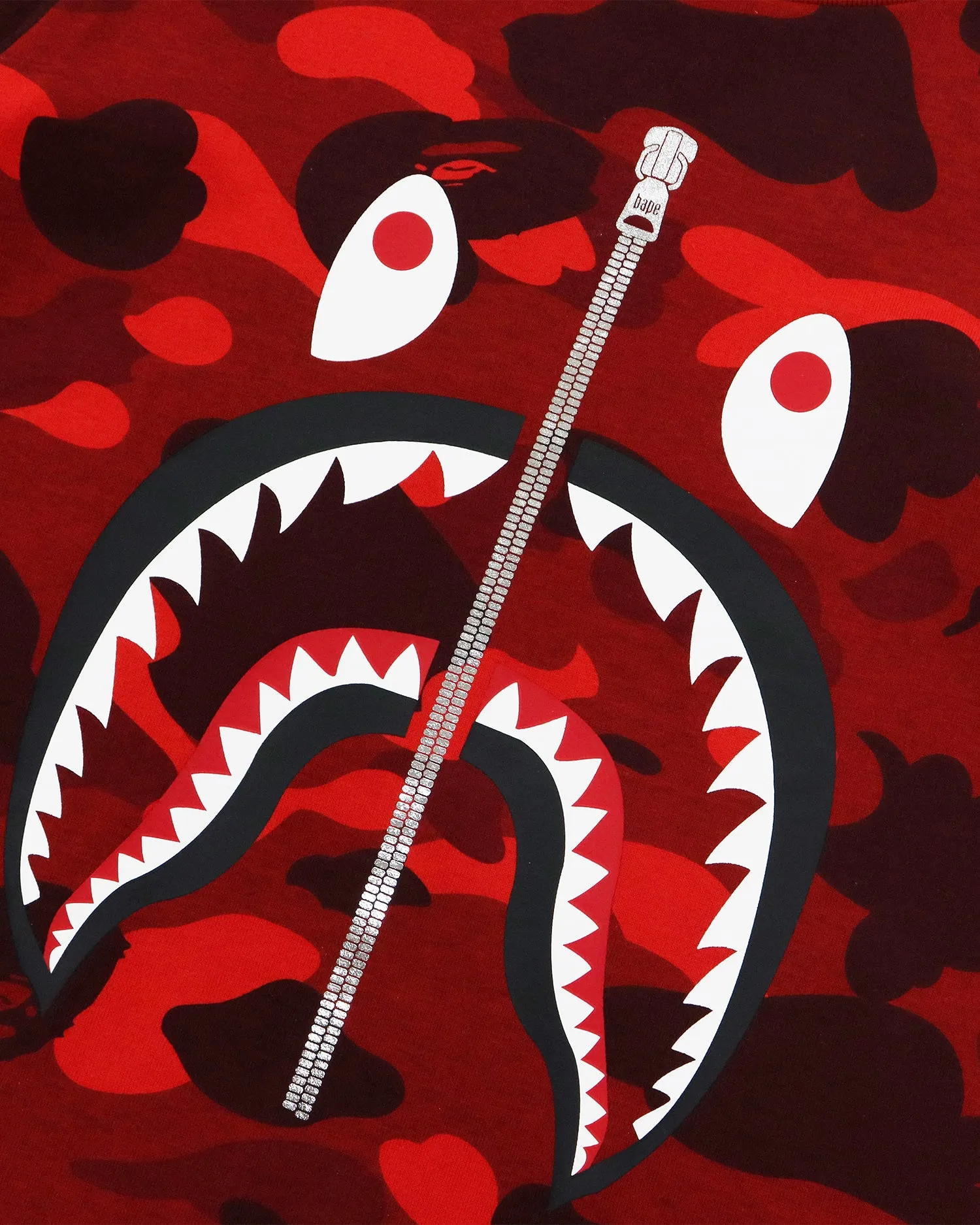 Color Camo Shark Layered Tee
