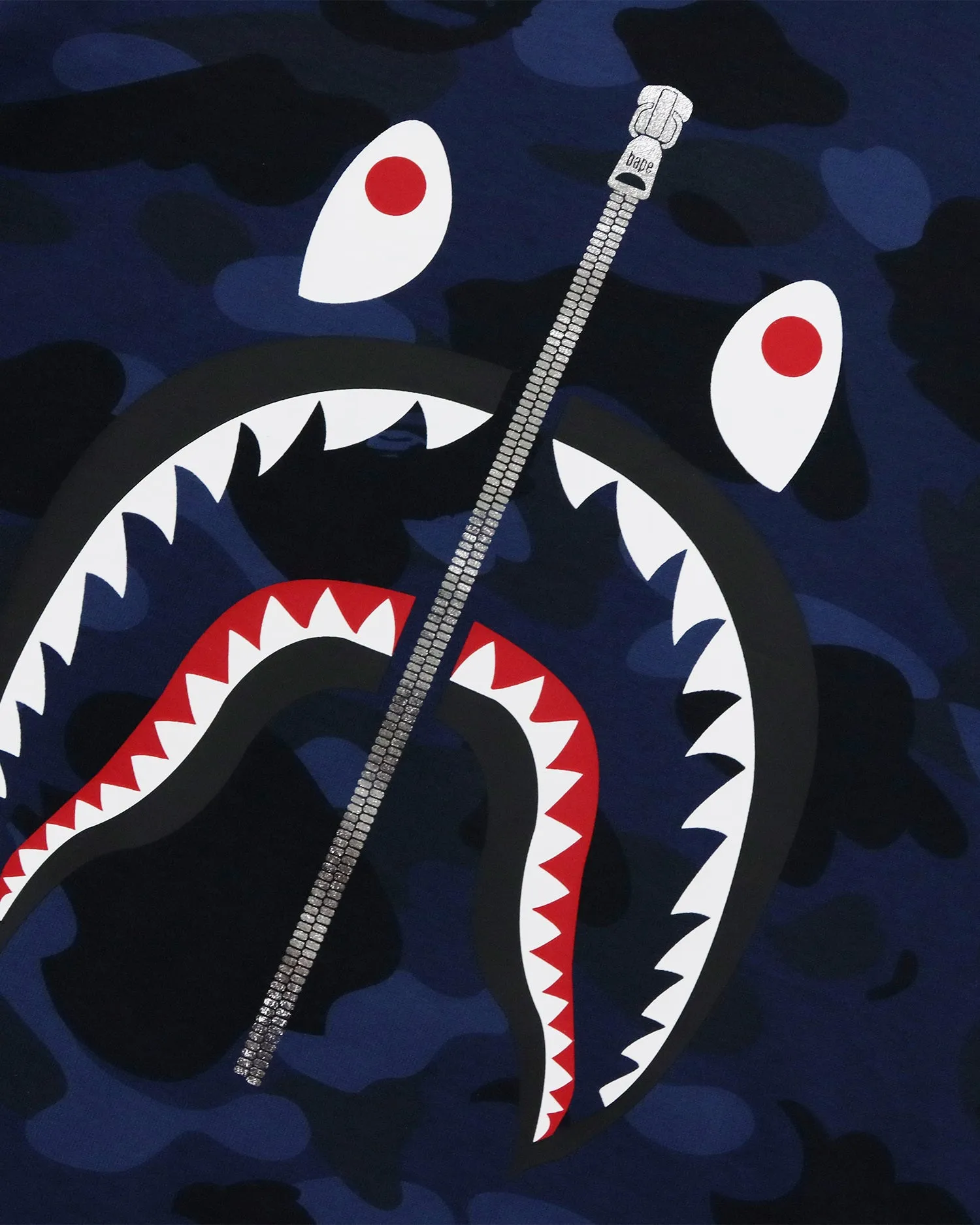 Color Camo Shark Layered Tee