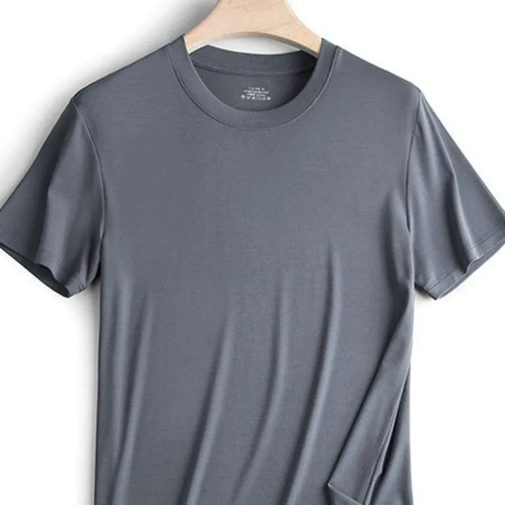 Cool V-neck Men's Ice Silk Tee