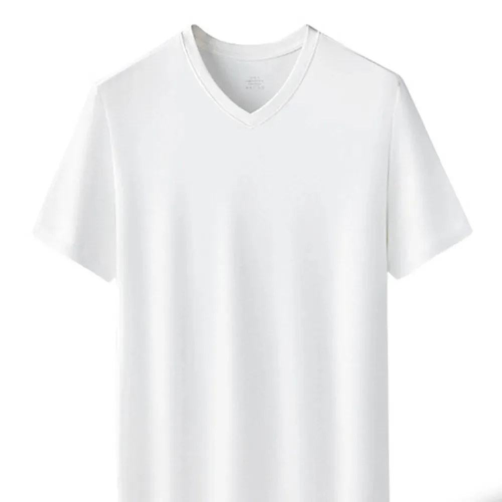 Cool V-neck Men's Ice Silk Tee