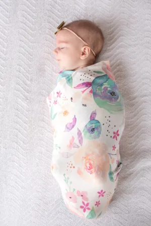 Copper Pearl - Swaddle Blanket - Bloom