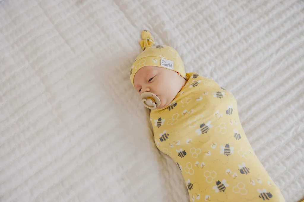 Copper Pearl - Swaddle Blanket - Honeycomb