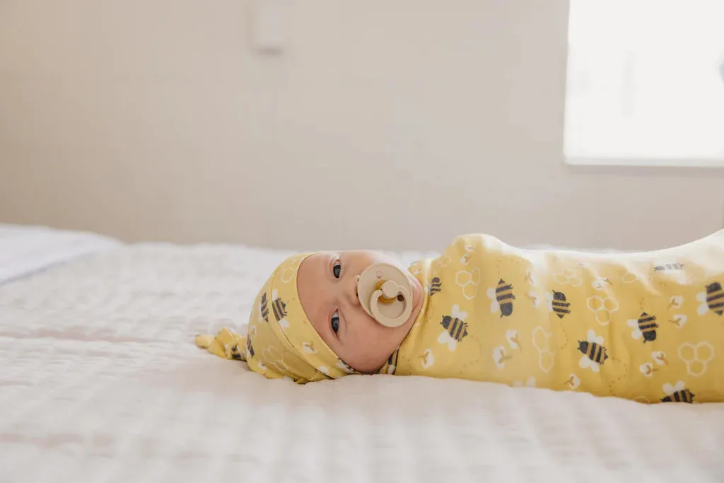Copper Pearl - Swaddle Blanket - Honeycomb