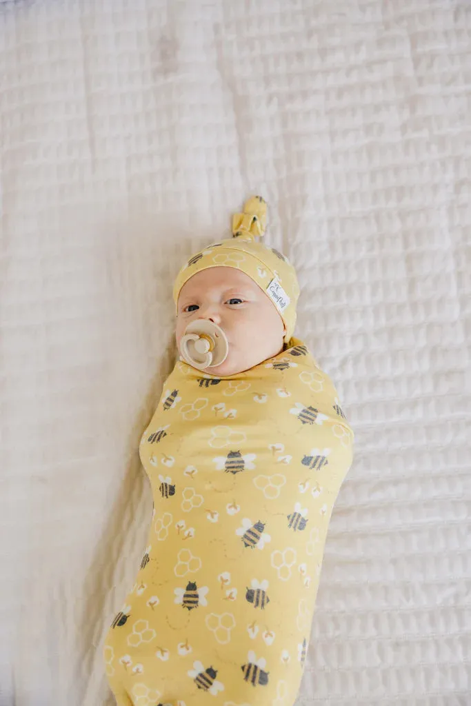 Copper Pearl - Swaddle Blanket - Honeycomb