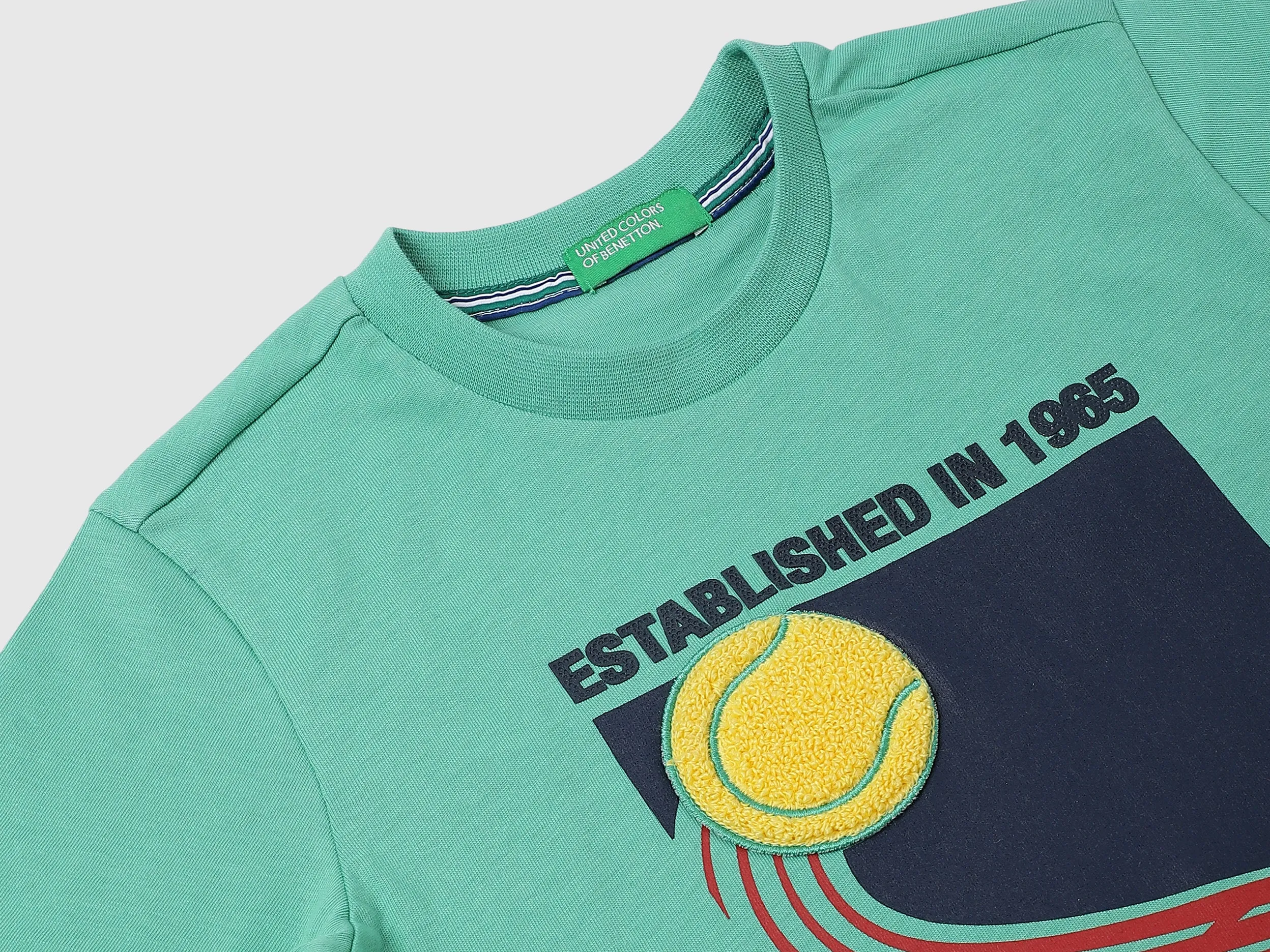 Cotton Printed Round Neck Boys T-shirts