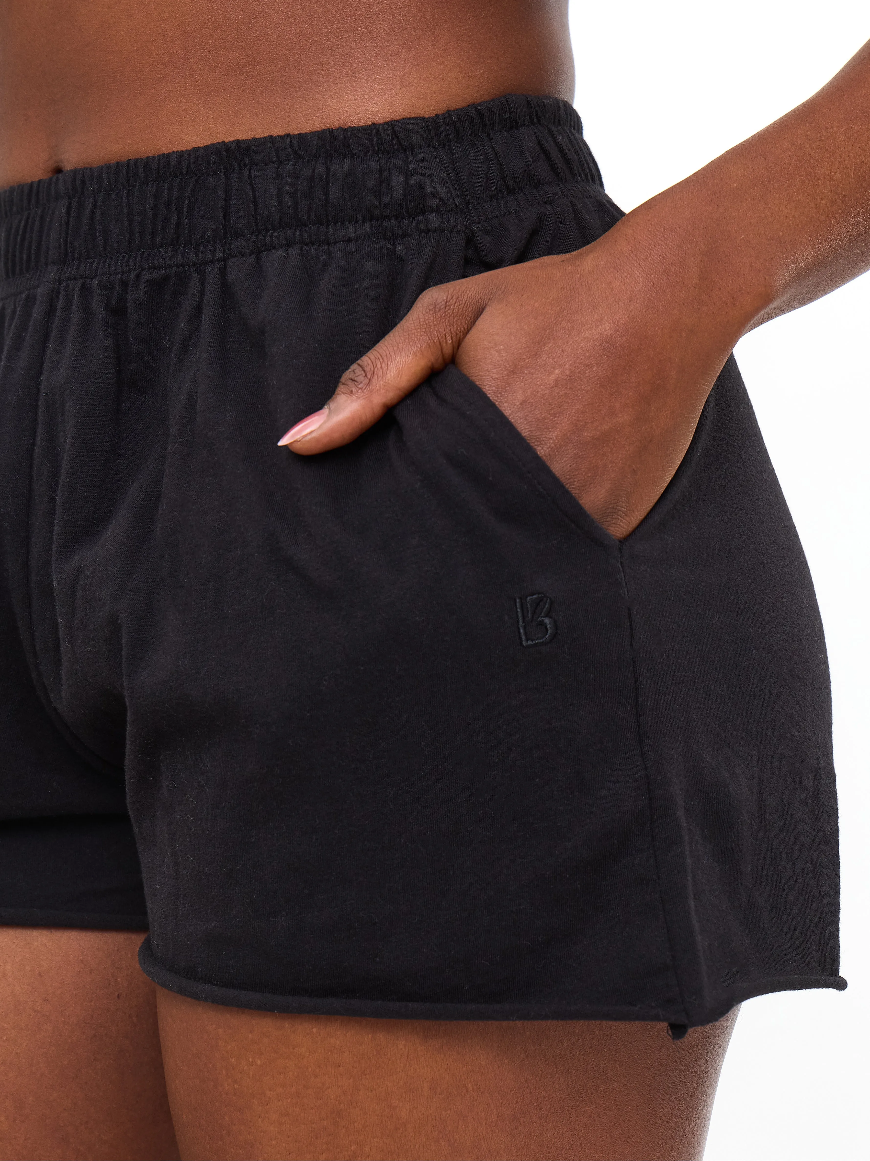 Cotton Pump Short - Onyx Black