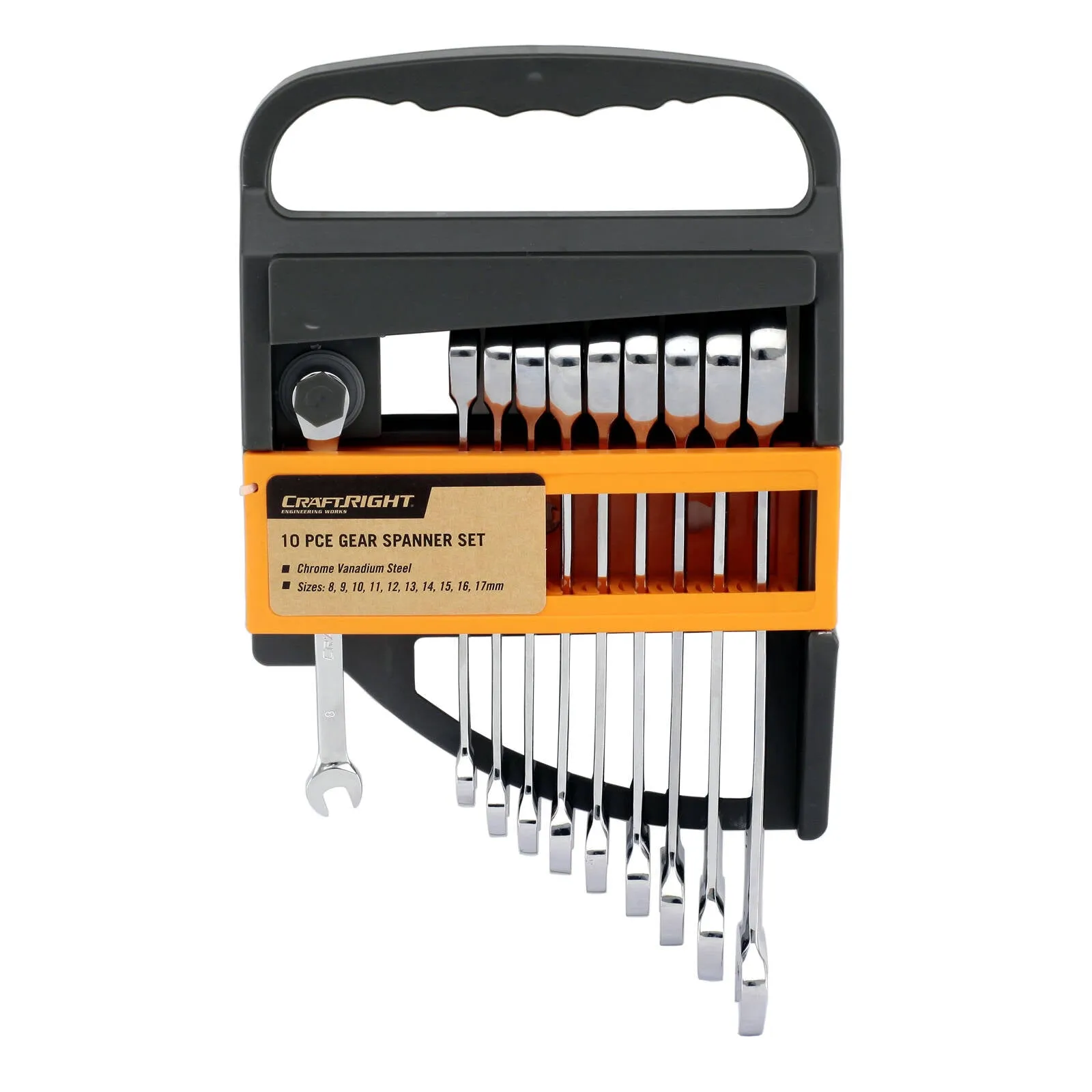 Craftright 10 Piece Metric Gear Spanner Set