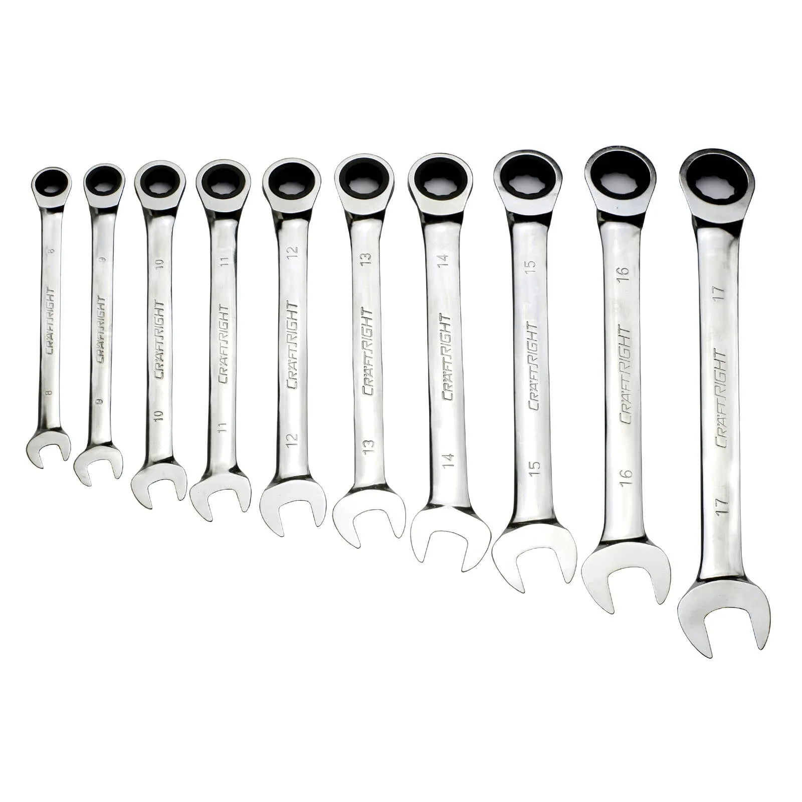 Craftright 10 Piece Metric Gear Spanner Set