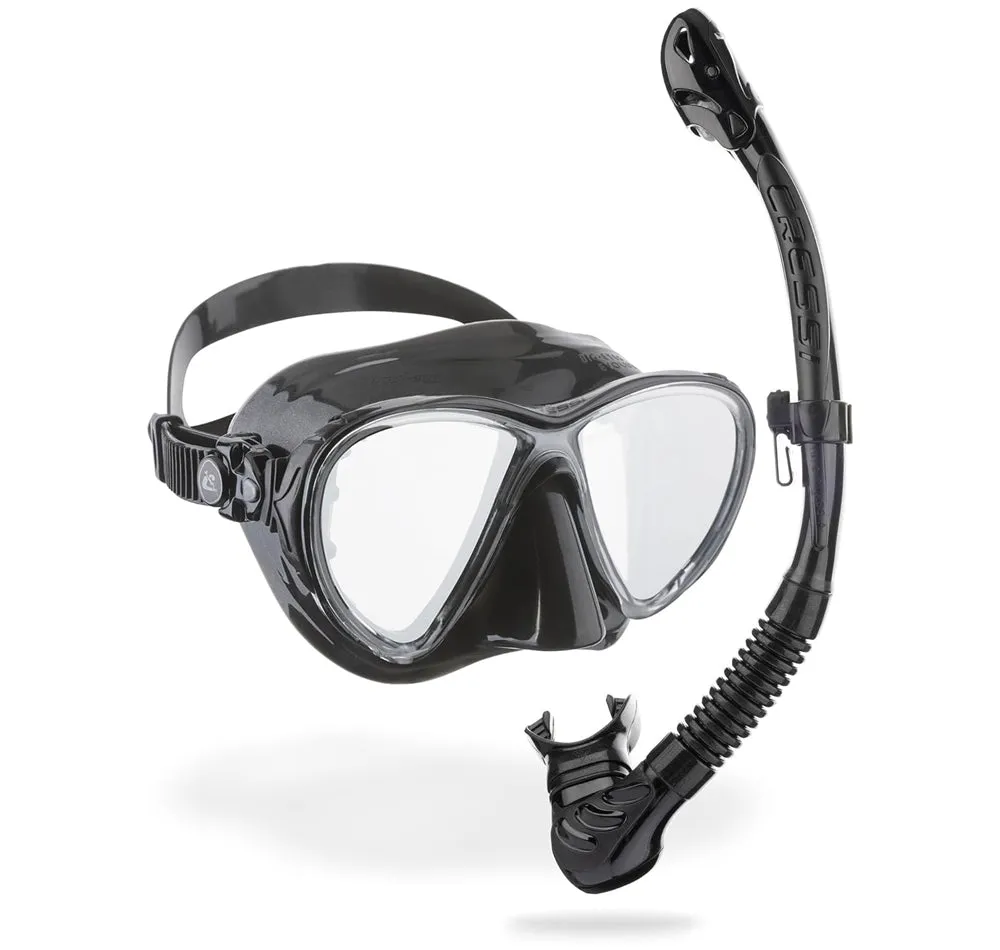 Cressi Big Eyes Evolution   Alpha Ultra Dry Mask and Snorkel Set