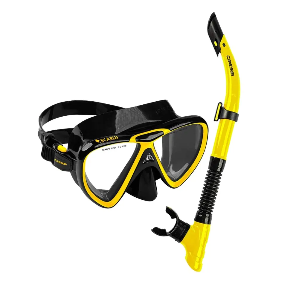Cressi Ikarus   X-Hale Mask Snorkel Set