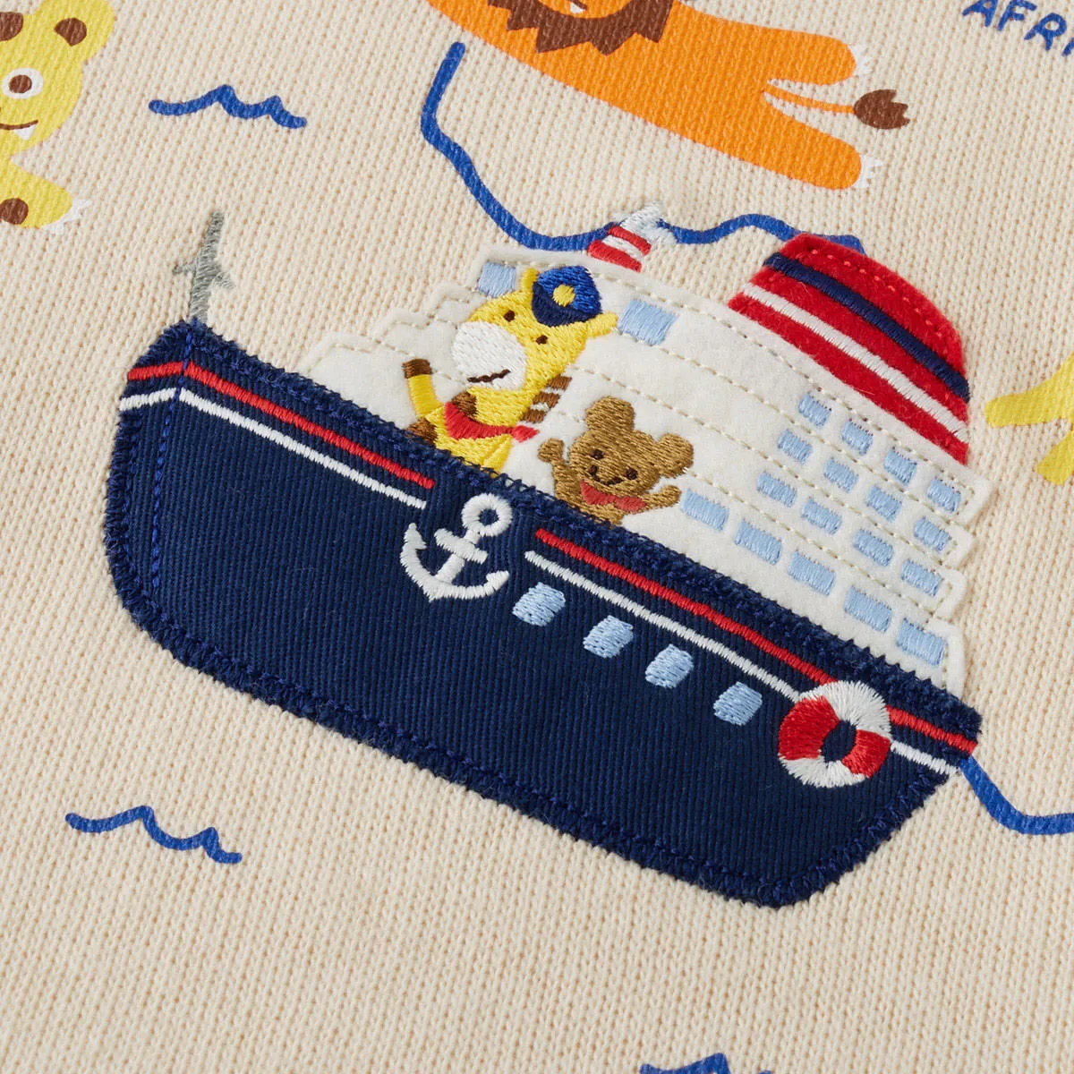Cruising Pucchi Bear Layered Style Long Sleeve Tee