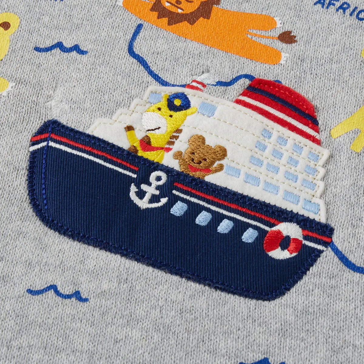 Cruising Pucchi Bear Layered Style Long Sleeve Tee