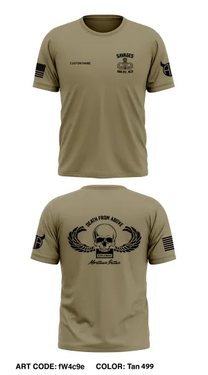 CUSTOM - 2ND PLT, BCO, 127 AEB Core Men's SS Performance Tee - fW4c9e