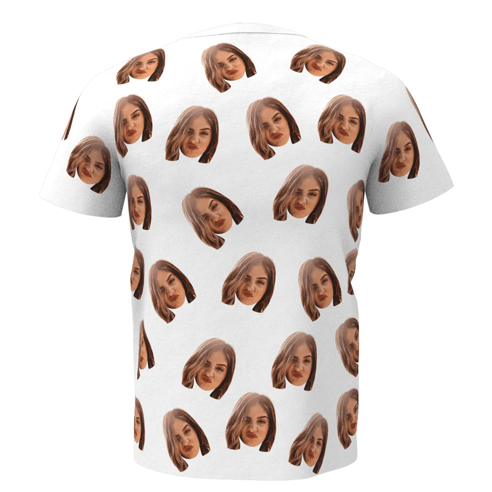 Custom Face T-shirt Cool Gift For Him