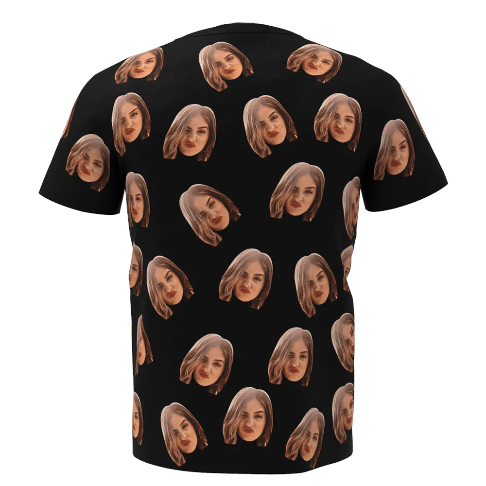 Custom Face T-shirt Cool Gift For Him