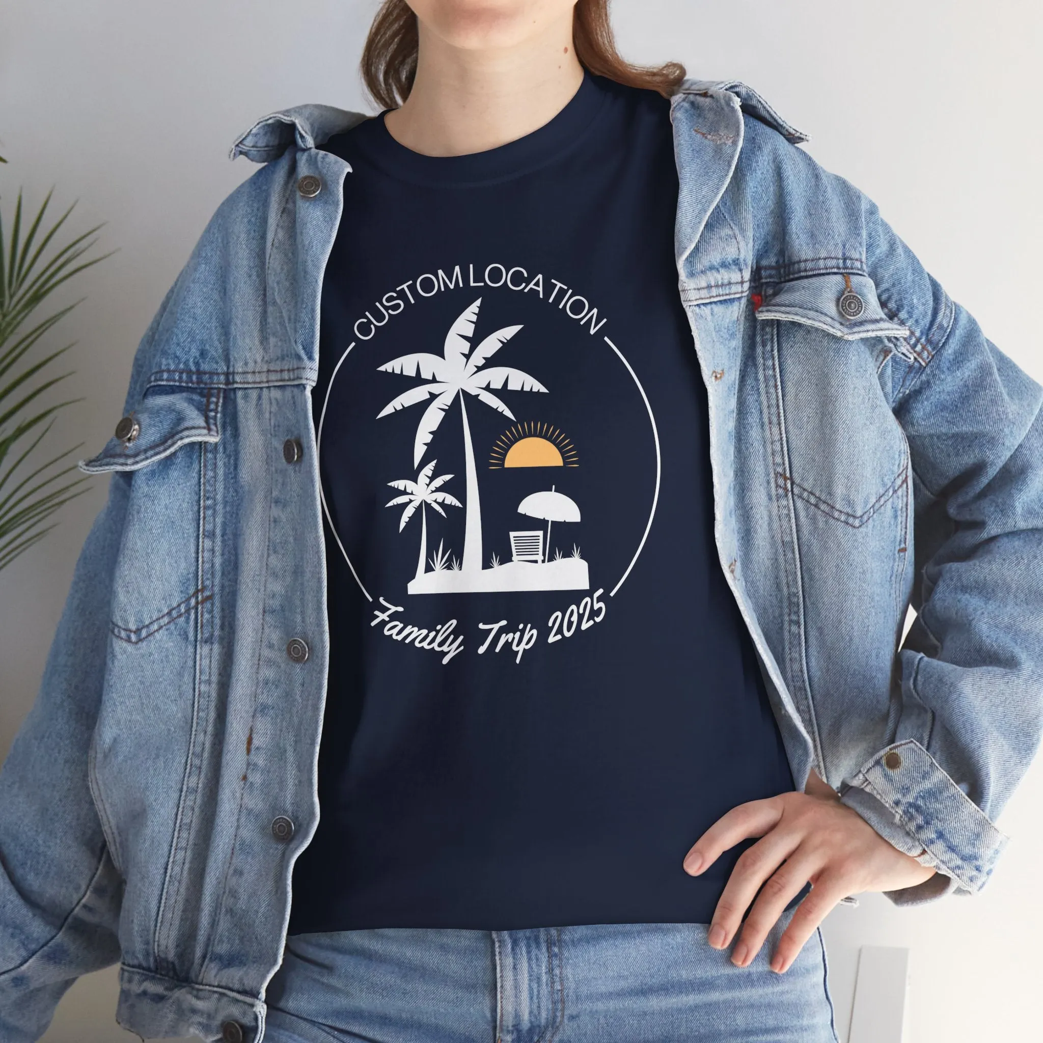 Custom Family Trip 2025 Shirt, Custom Summer Shirt, Custom Family Vacation Shirts, Family Vacation Shirts, Custom Vacation Shirts, Beach Tee