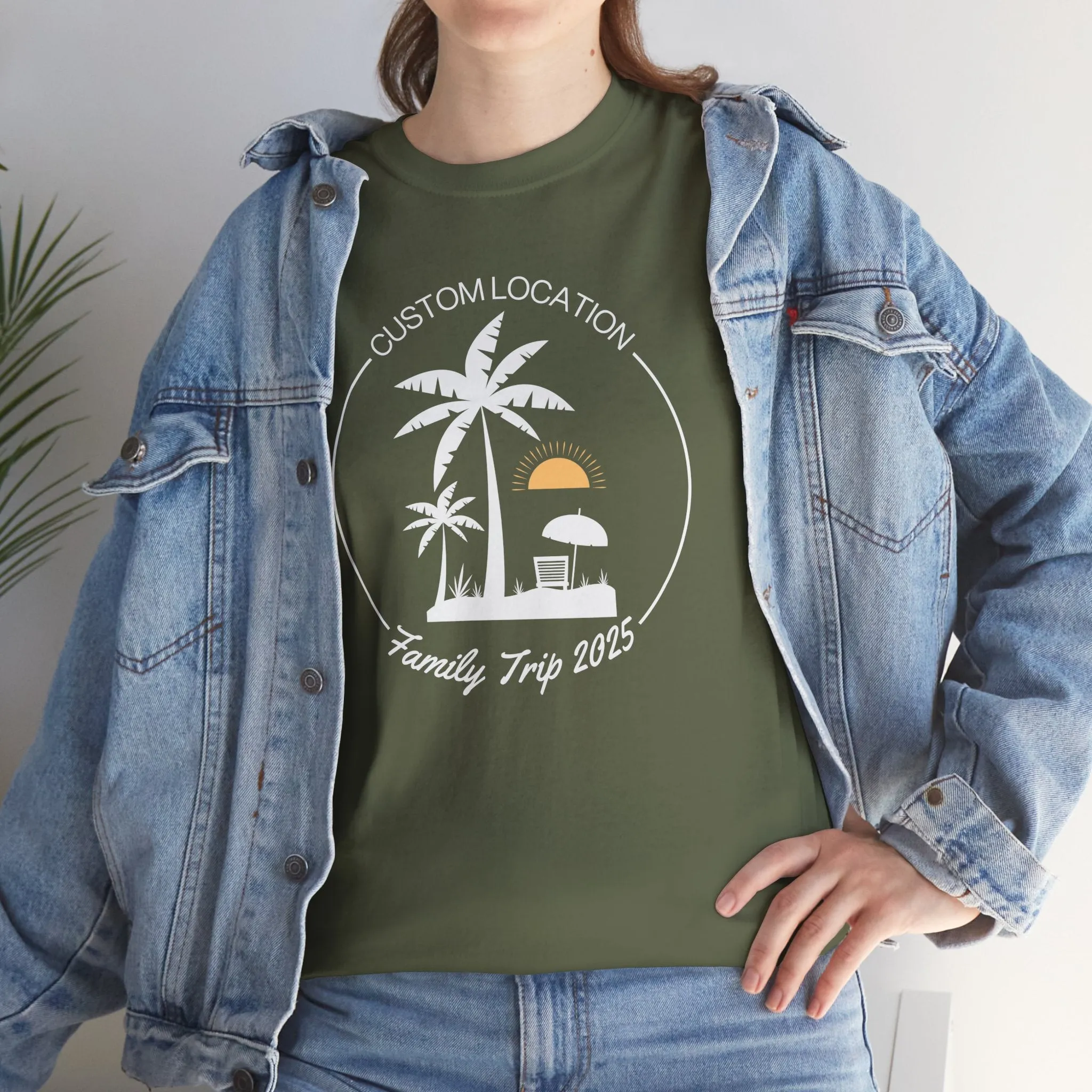Custom Family Trip 2025 Shirt, Custom Summer Shirt, Custom Family Vacation Shirts, Family Vacation Shirts, Custom Vacation Shirts, Beach Tee