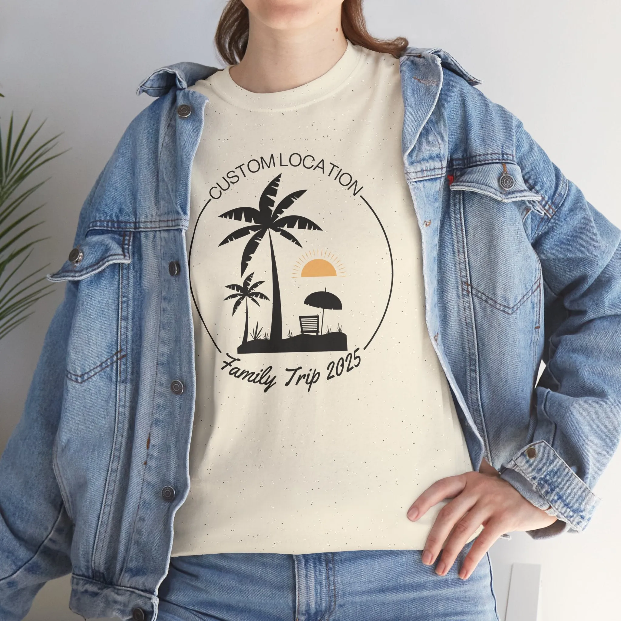 Custom Family Trip 2025 Shirt, Custom Summer Shirt, Custom Family Vacation Shirts, Family Vacation Shirts, Custom Vacation Shirts, Beach Tee