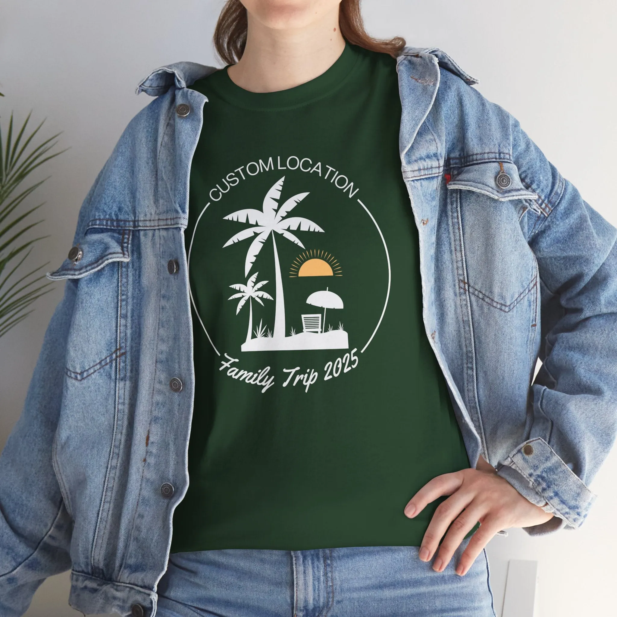 Custom Family Trip 2025 Shirt, Custom Summer Shirt, Custom Family Vacation Shirts, Family Vacation Shirts, Custom Vacation Shirts, Beach Tee