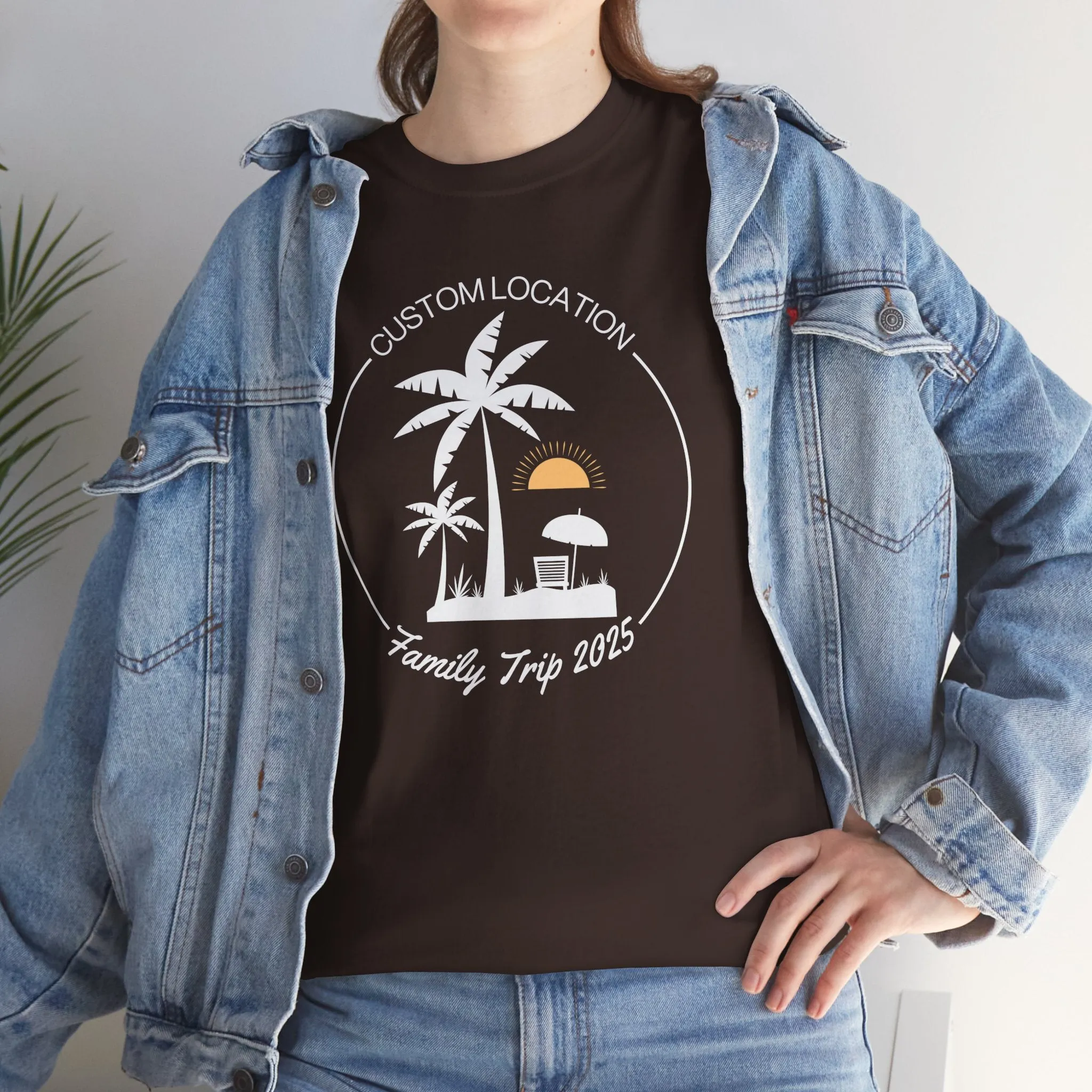 Custom Family Trip 2025 Shirt, Custom Summer Shirt, Custom Family Vacation Shirts, Family Vacation Shirts, Custom Vacation Shirts, Beach Tee