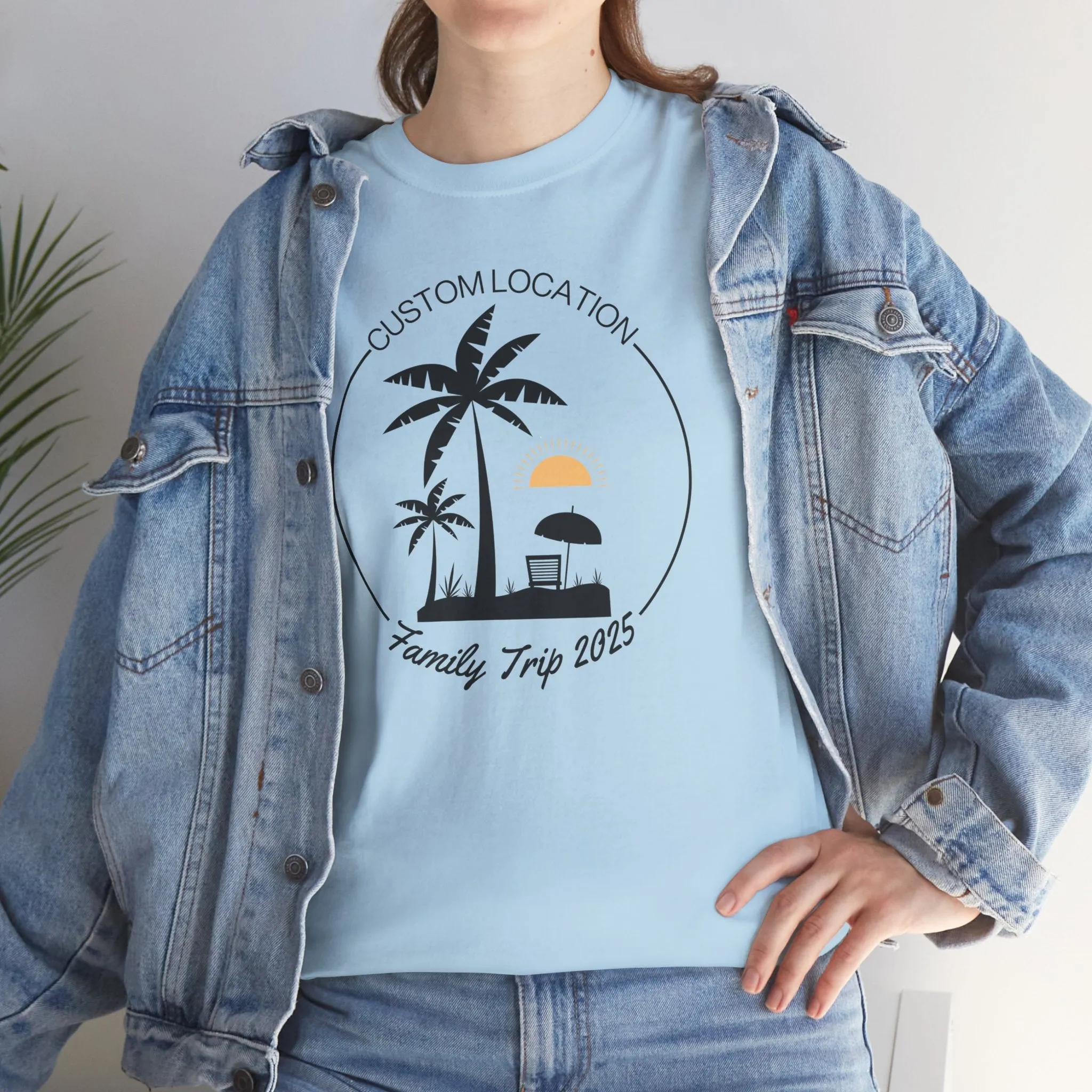 Custom Family Trip 2025 Shirt, Custom Summer Shirt, Custom Family Vacation Shirts, Family Vacation Shirts, Custom Vacation Shirts, Beach Tee
