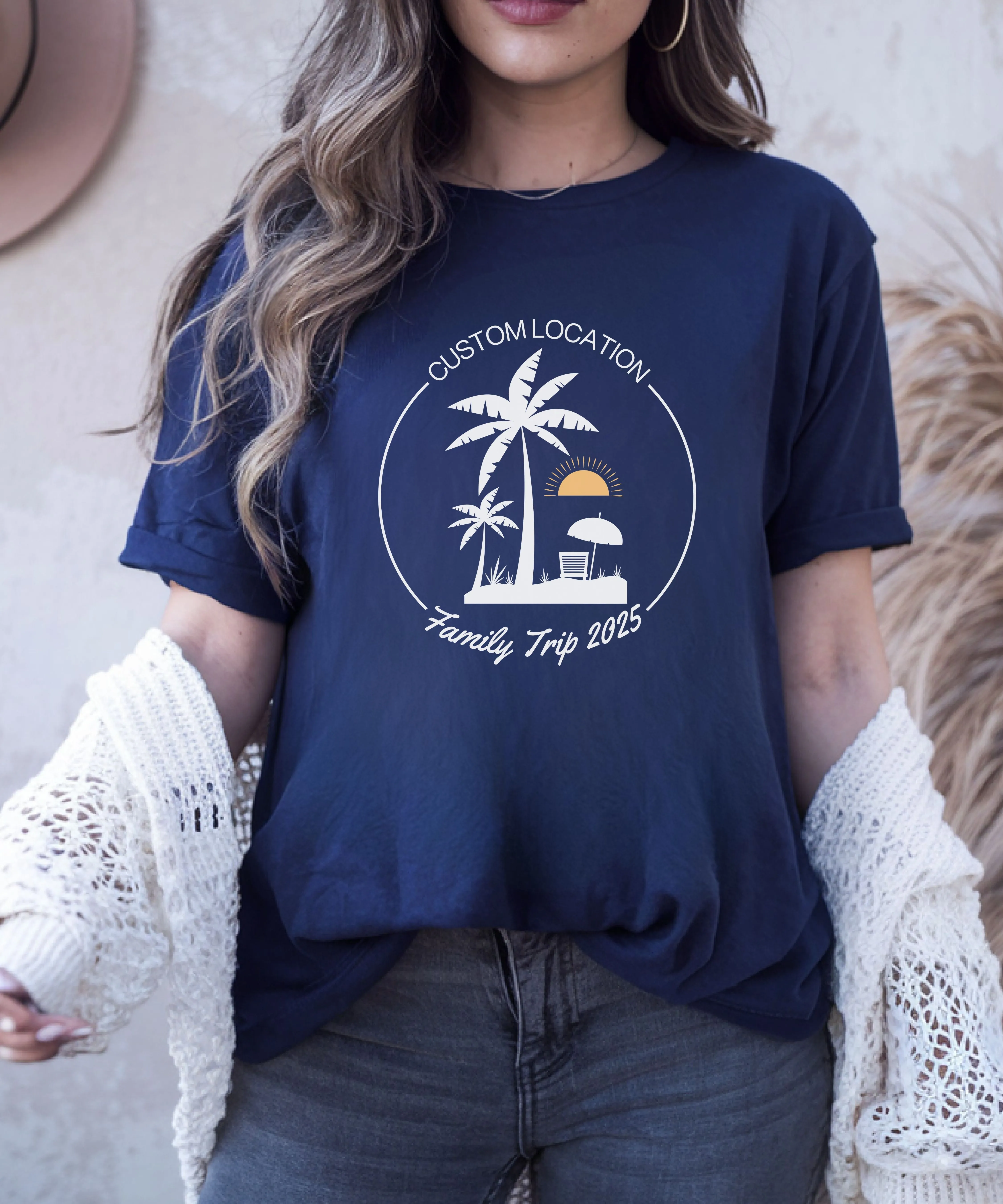 Custom Family Trip 2025 Shirt, Custom Summer Shirt, Custom Family Vacation Shirts, Family Vacation Shirts, Custom Vacation Shirts, Beach Tee